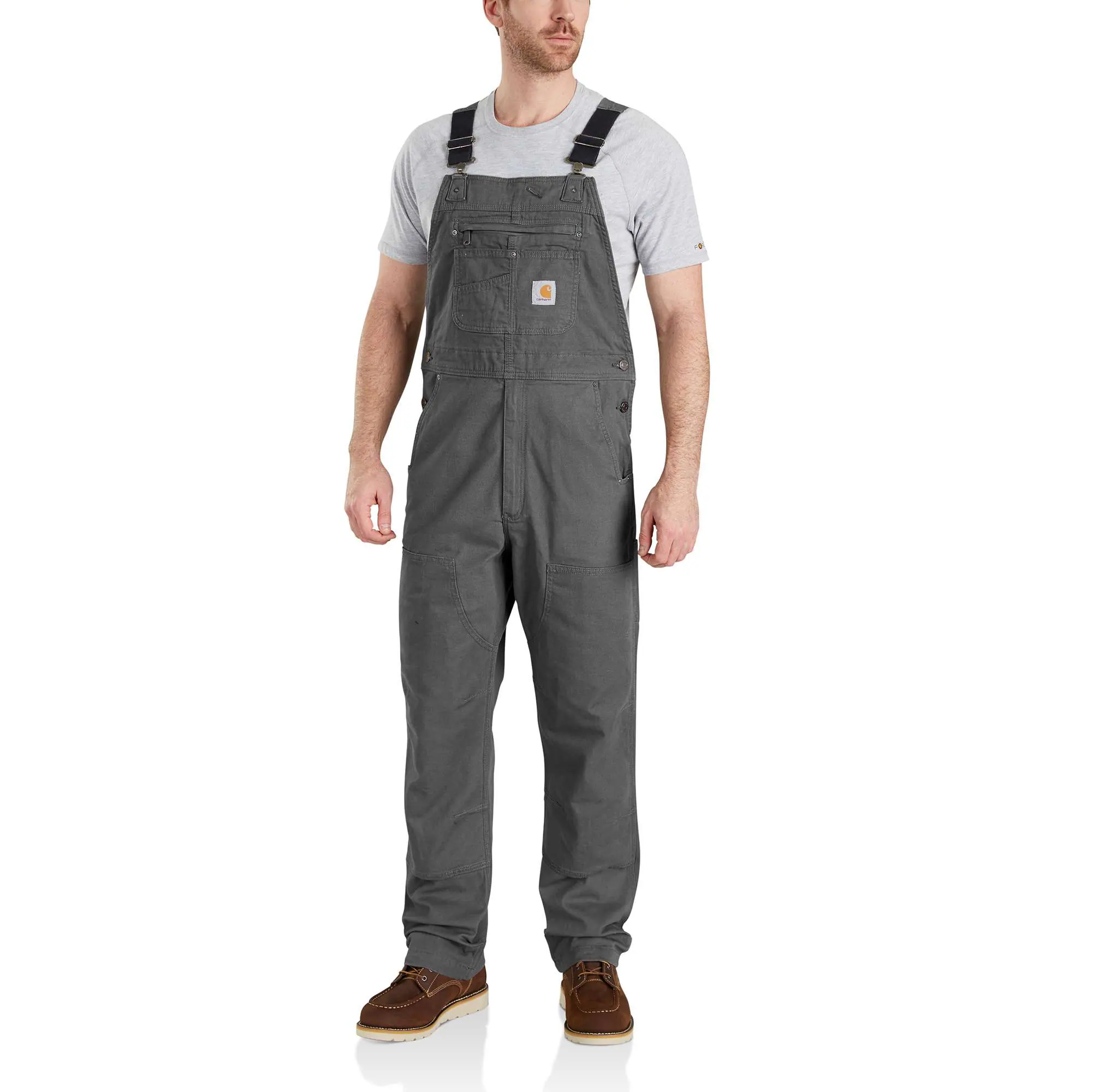 Rugged Flex® Relaxed Fit Canvas Bib Overall