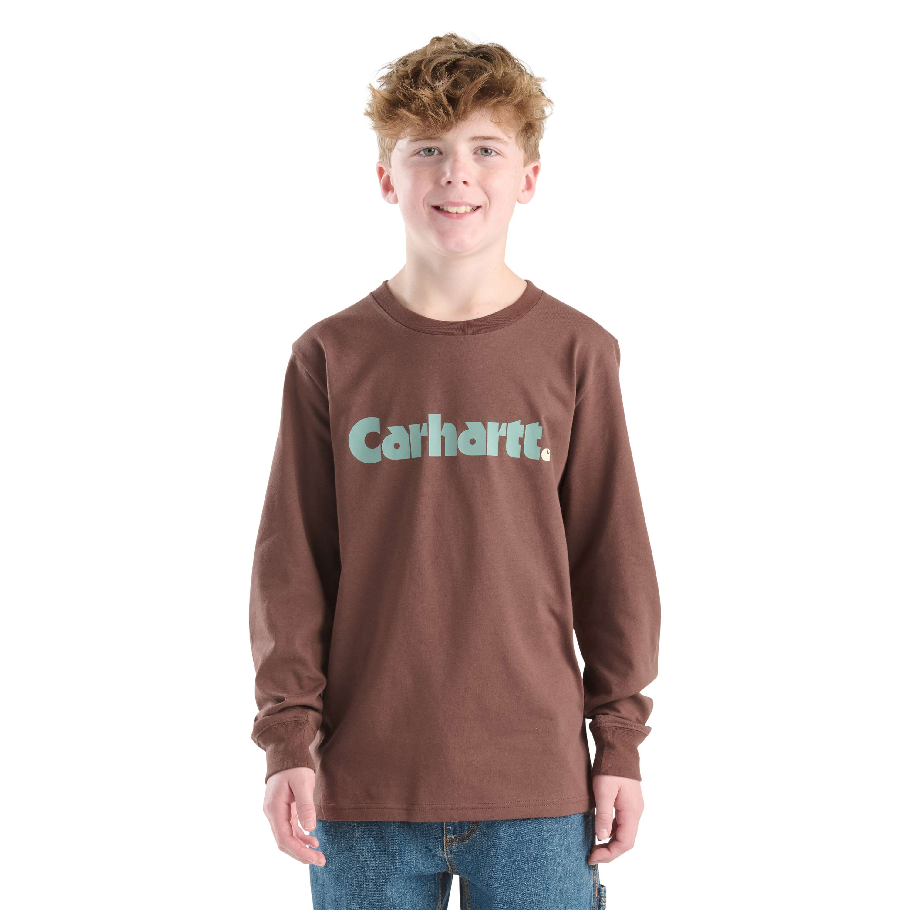 Boys' Long Sleeve Logo T-Shirt (Toddler/Child/Youth)
