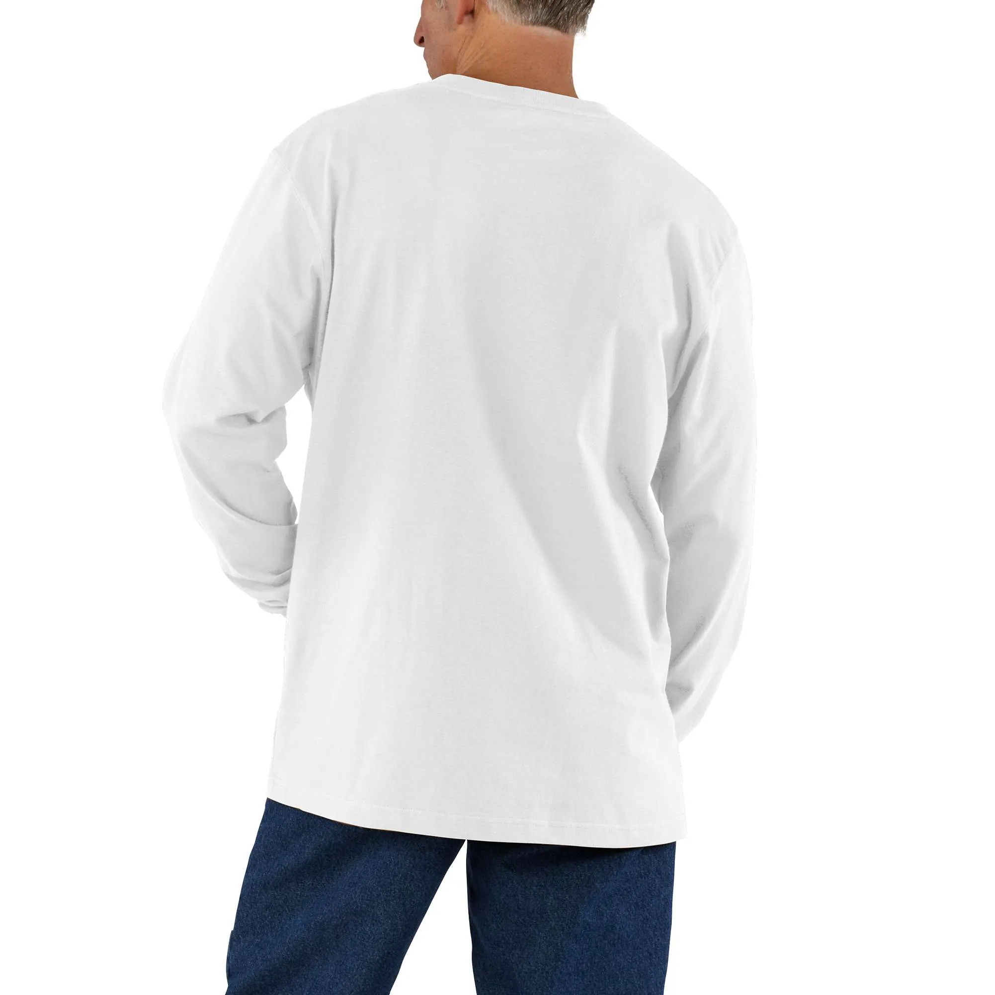 Loose Fit Heavyweight Long-Sleeve Pocket T-Shirt