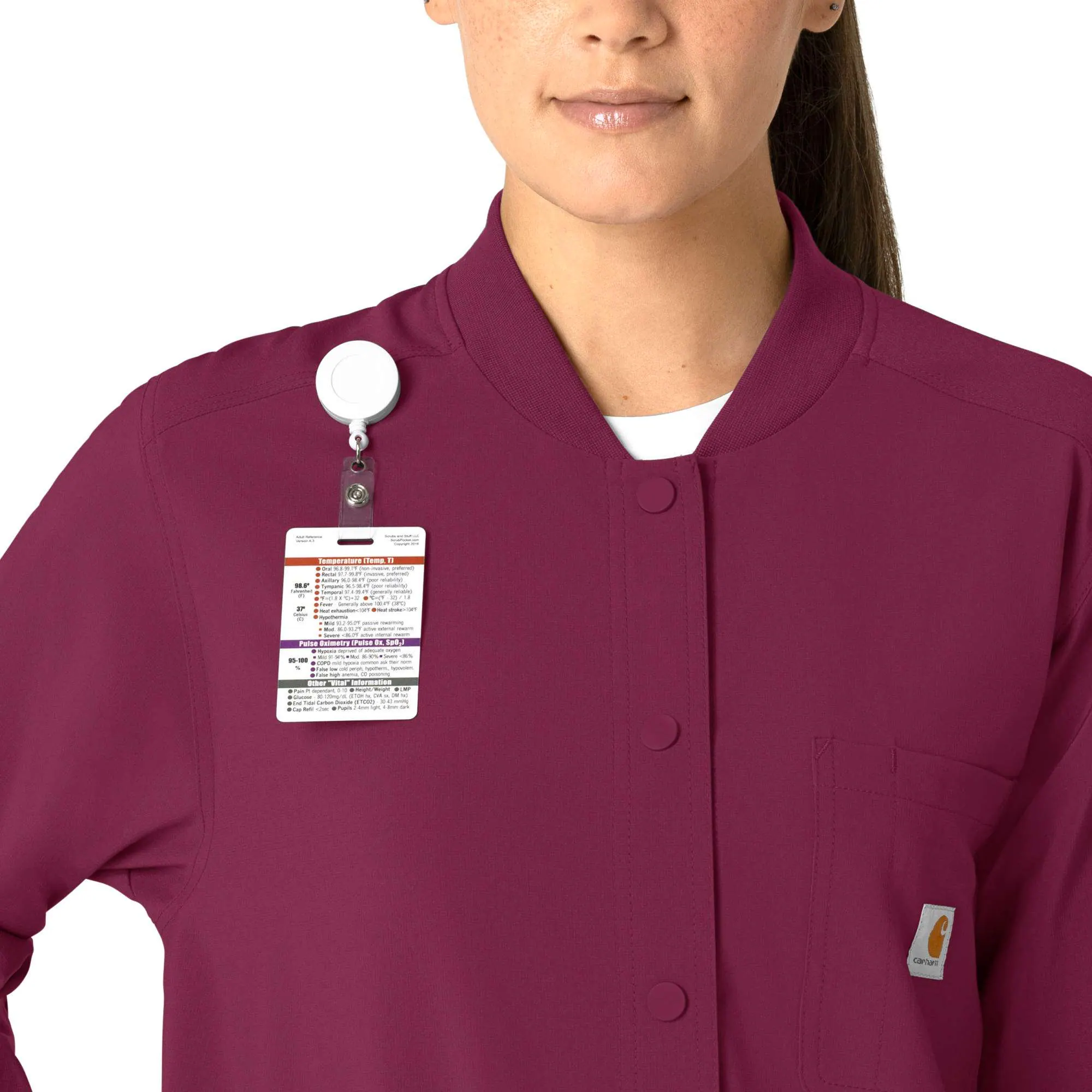 Women's Force Cross-Flex Shirt Scrub Jacket