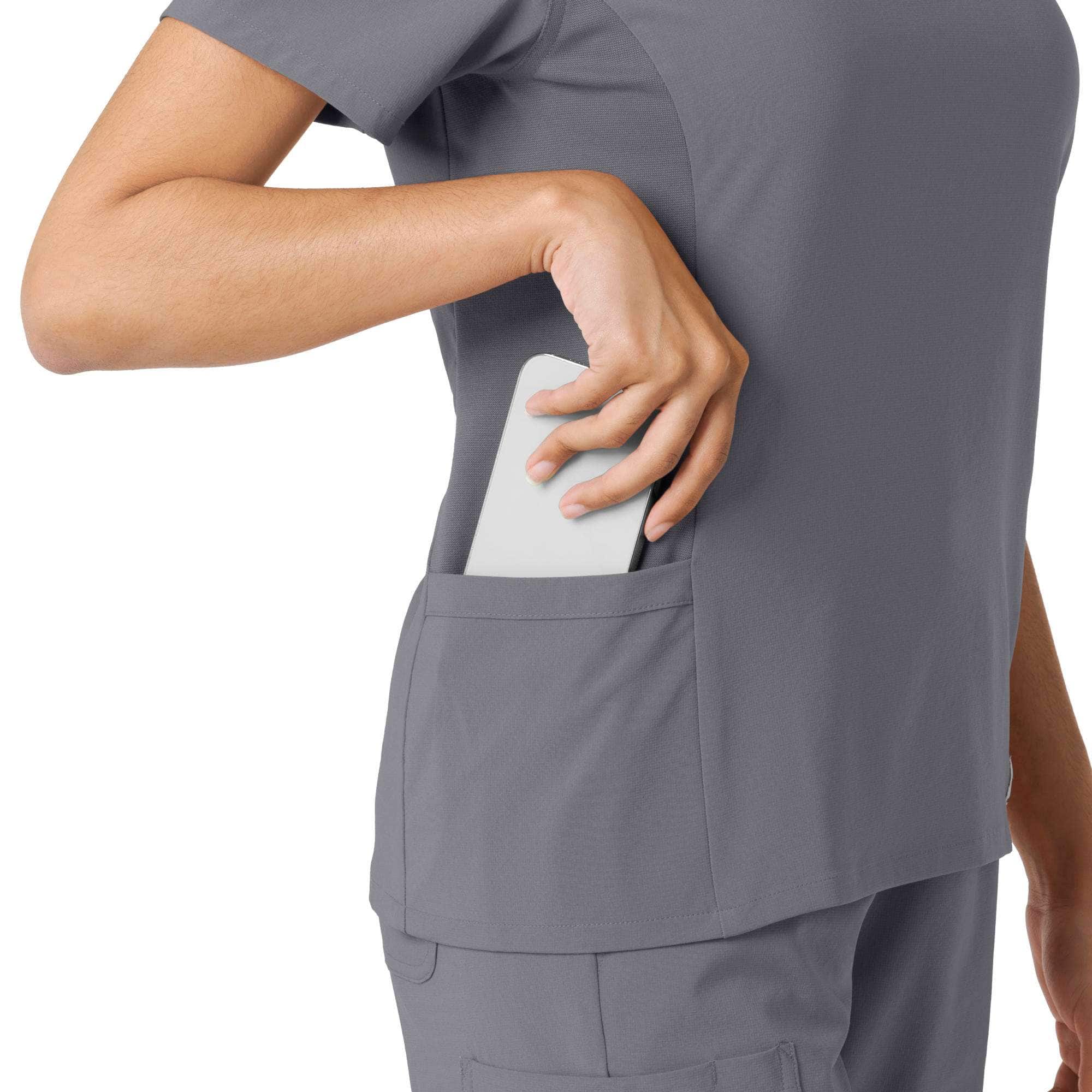 Women's Force Cross-Flex Knit Panel Scrub Top