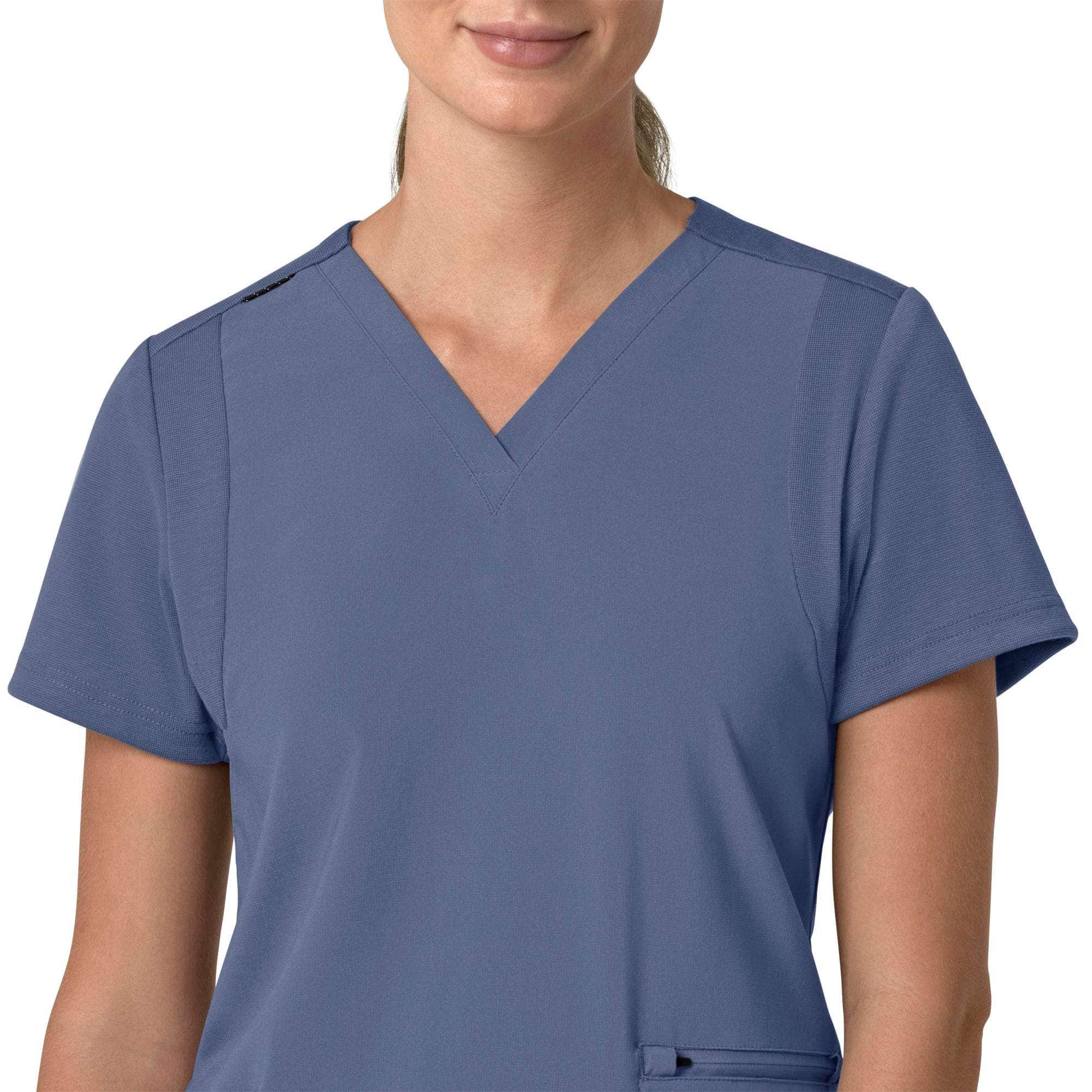 Women's Force Cross-Flex  Flex Panel V-Neck Scrub Top
