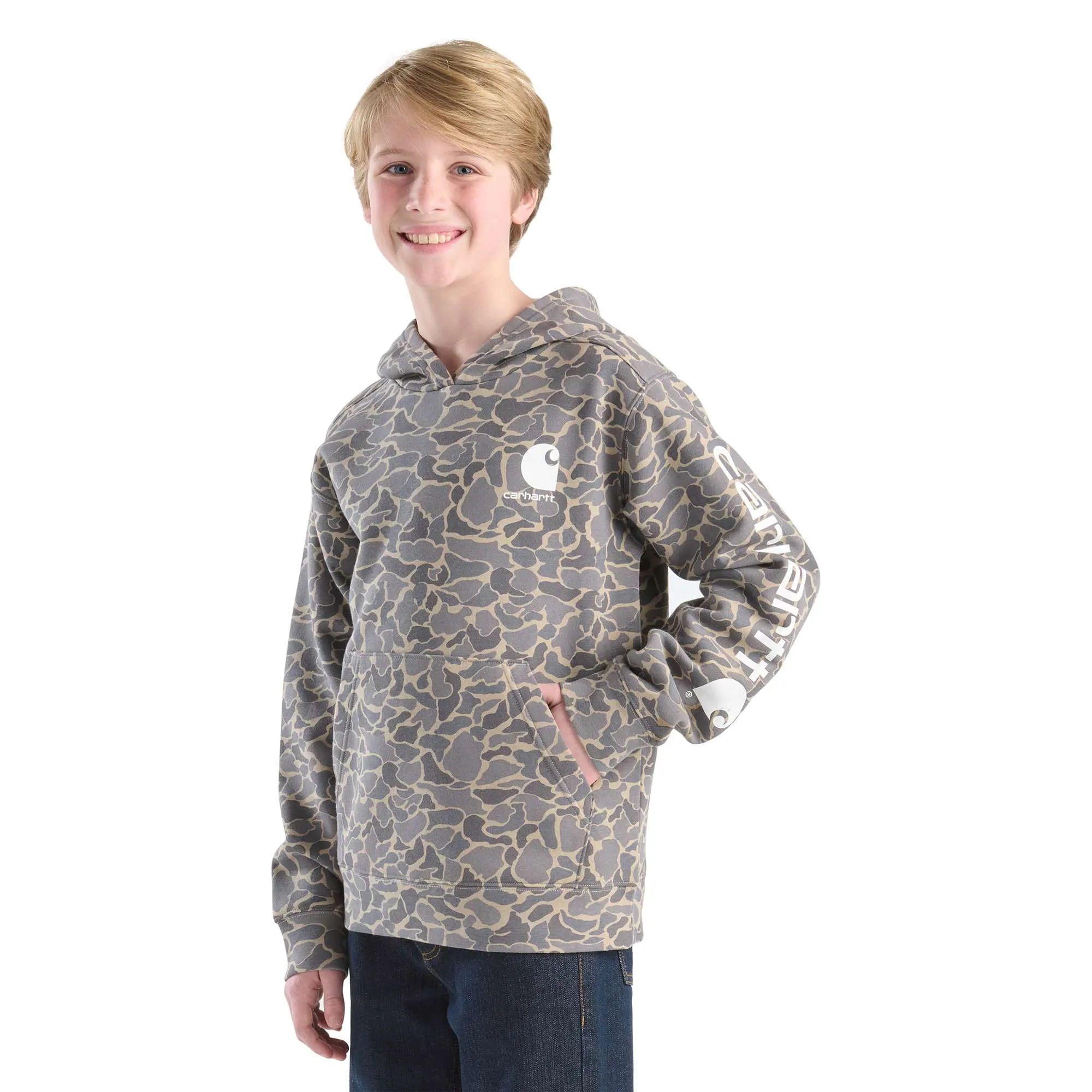 Boys' Long Sleeve Camo Graphic Sweatshirt (Child/Youth)