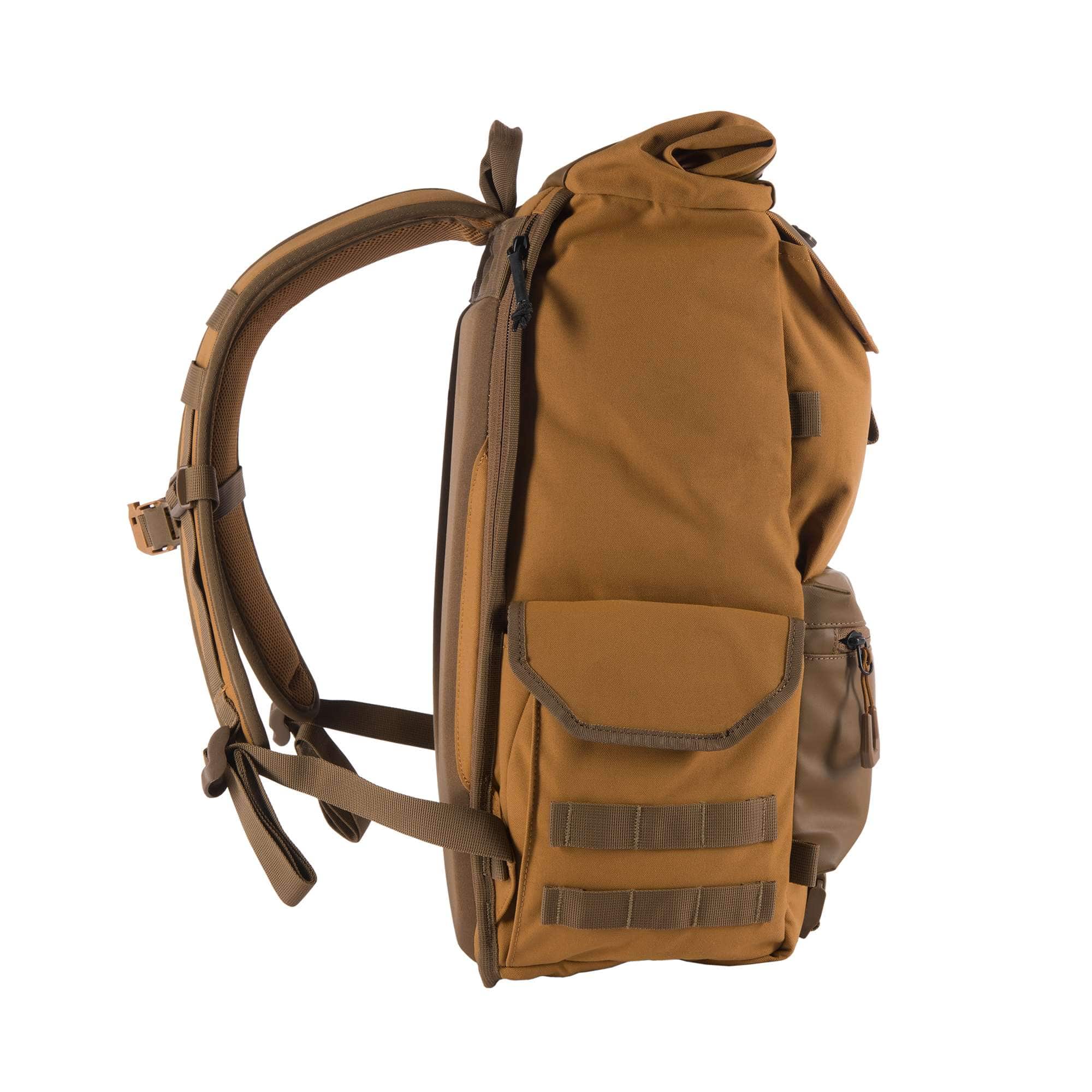 40L Nylon Roll-Top Backpack