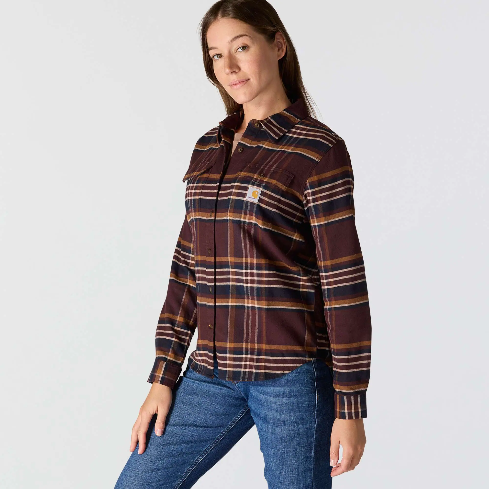 Women's TENCEL™ Fiber Series Relaxed Fit Plaid Shirt