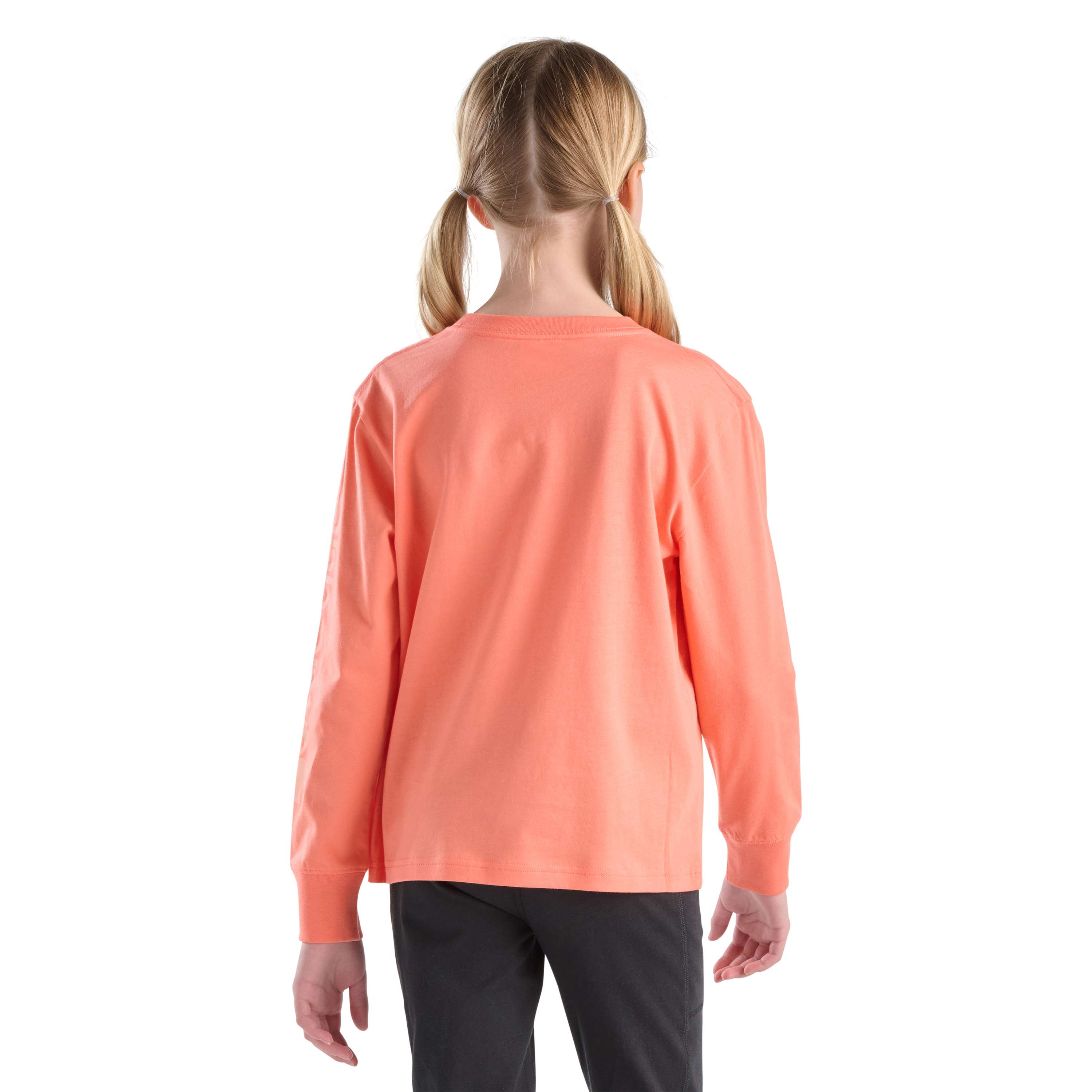 Girls' Long Sleeve Core Logo T-Shirt (Toddler/Child/Youth)