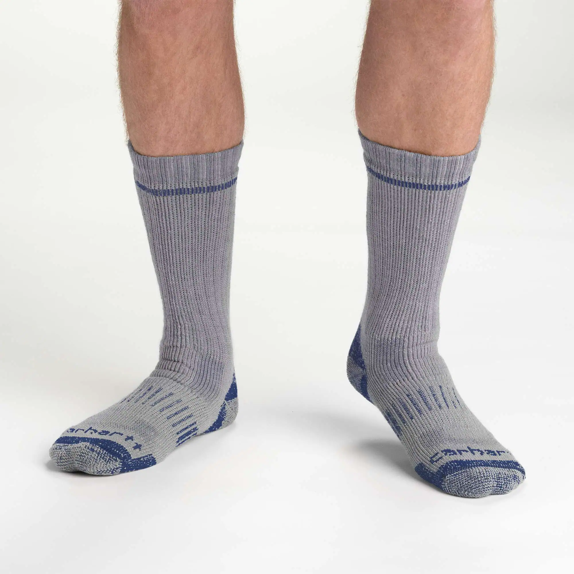 Midweight Synthetic-Wool Blend Boot Sock 2-Pack