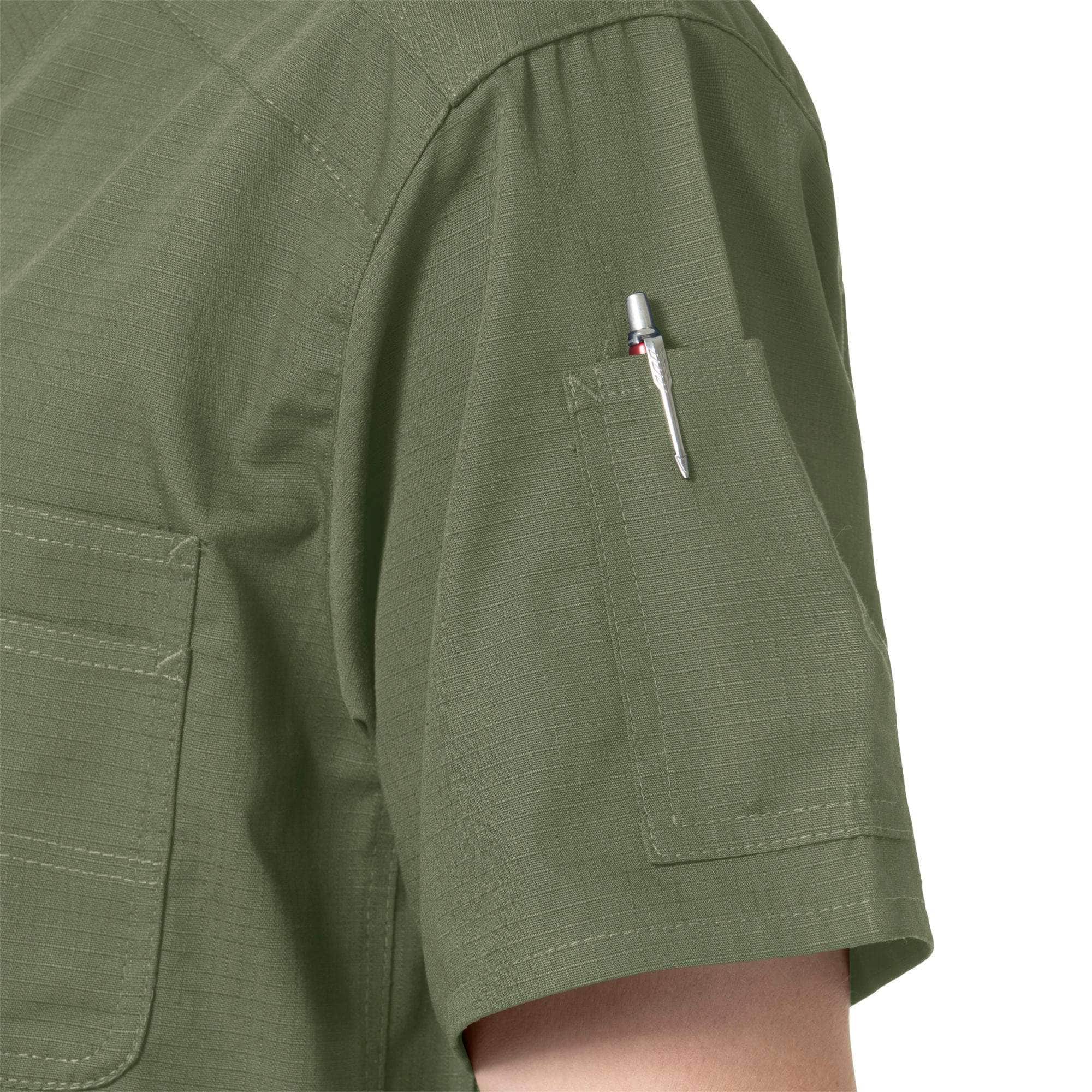 Rugged Flex® Ripstop Chest Pocket Scrub Top