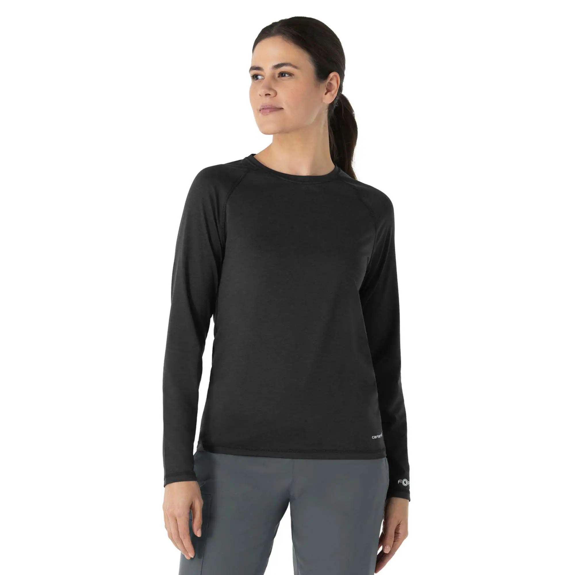 Women's Force Sub-Scrubs Heathered Performance Long Sleeve Tee