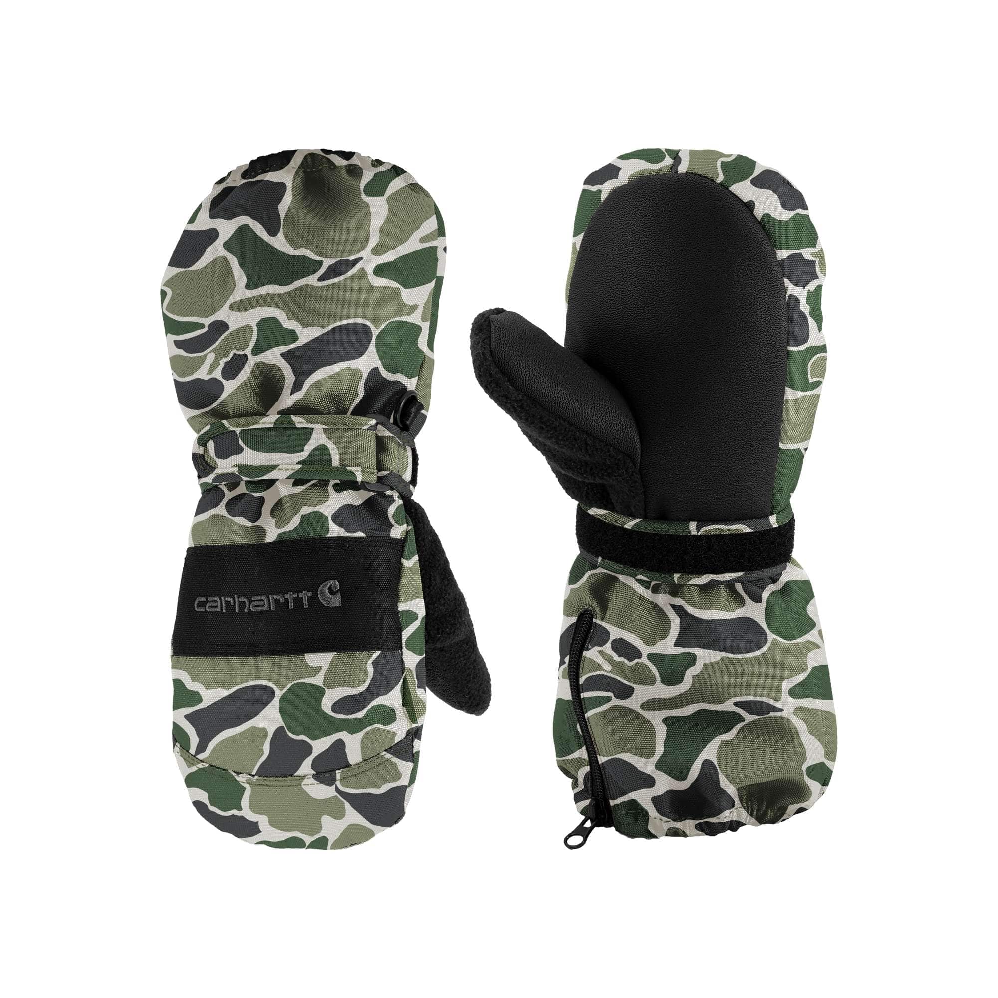 Kids' Waterproof Insulated Zip Cuff Mitten