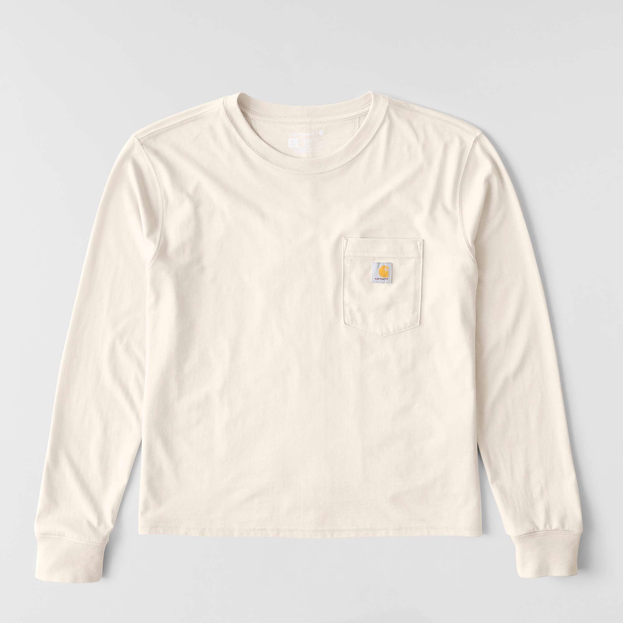 Women's TENCEL™ Fiber Series Loose Fit Long-Sleeve Crewneck Pocket T-Shirt