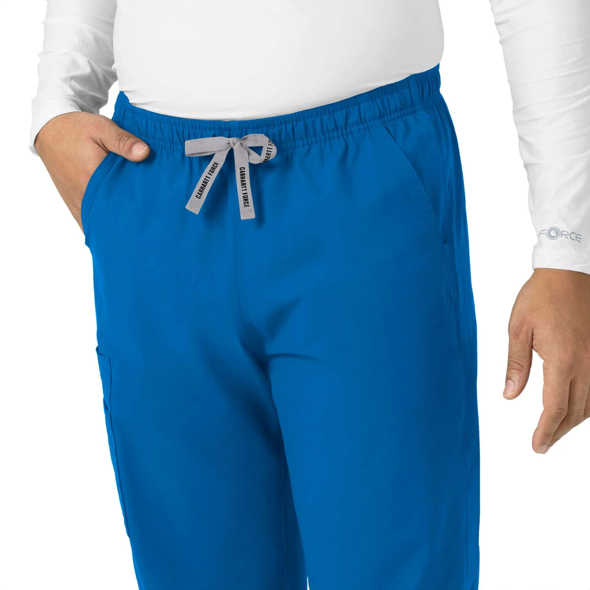 Unisex Force Essentials Elastic Waist Cargo Scrub Pant