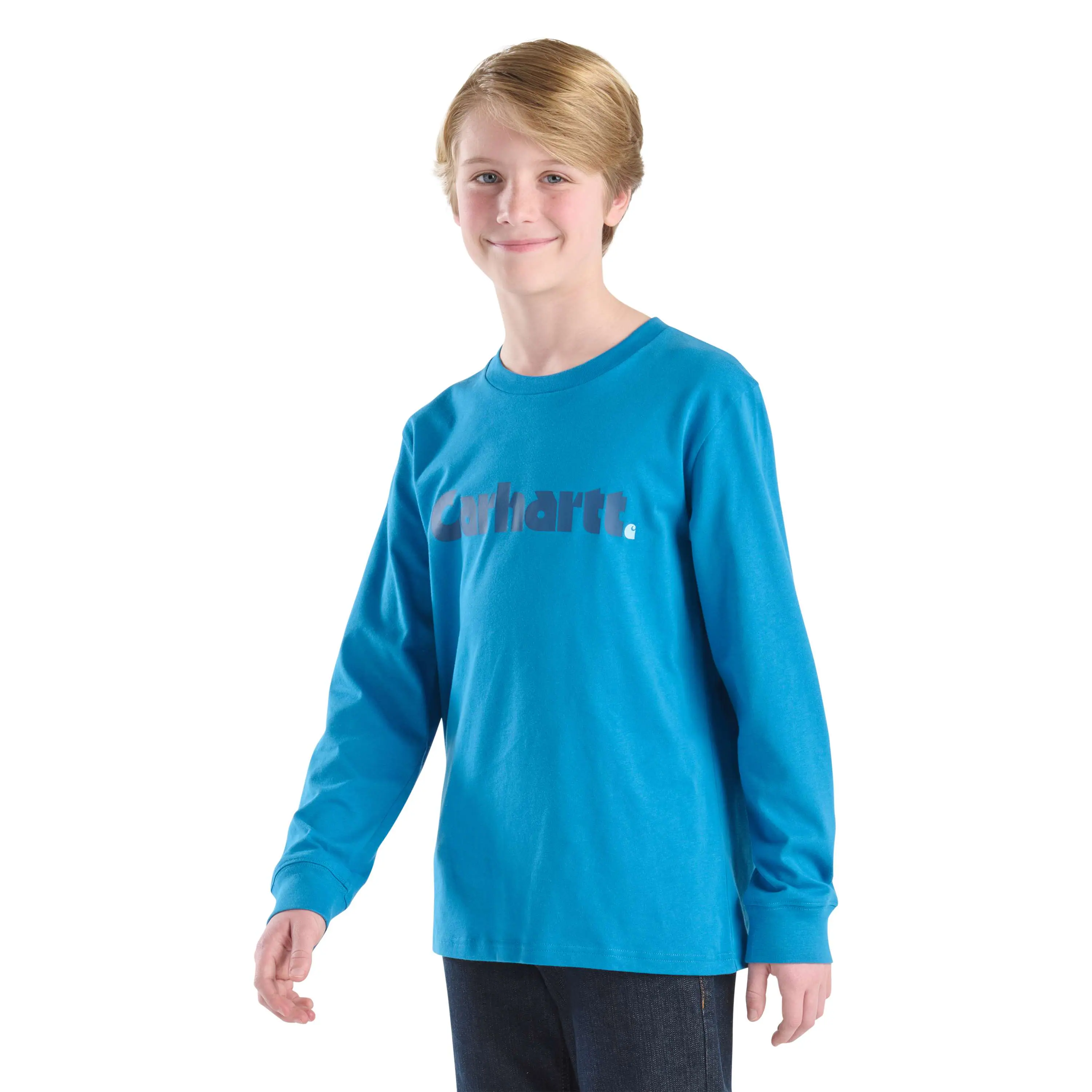 Boys' Long Sleeve Logo T-Shirt (Toddler/Child/Youth)