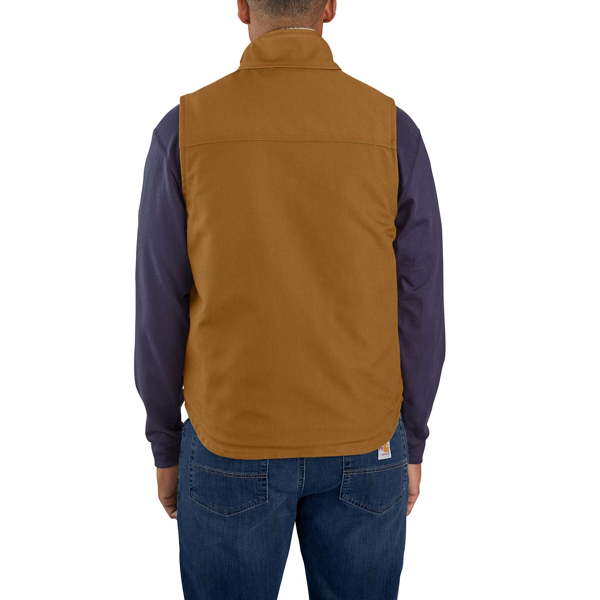Flame-Resistant Duck Sherpa Lined Vest