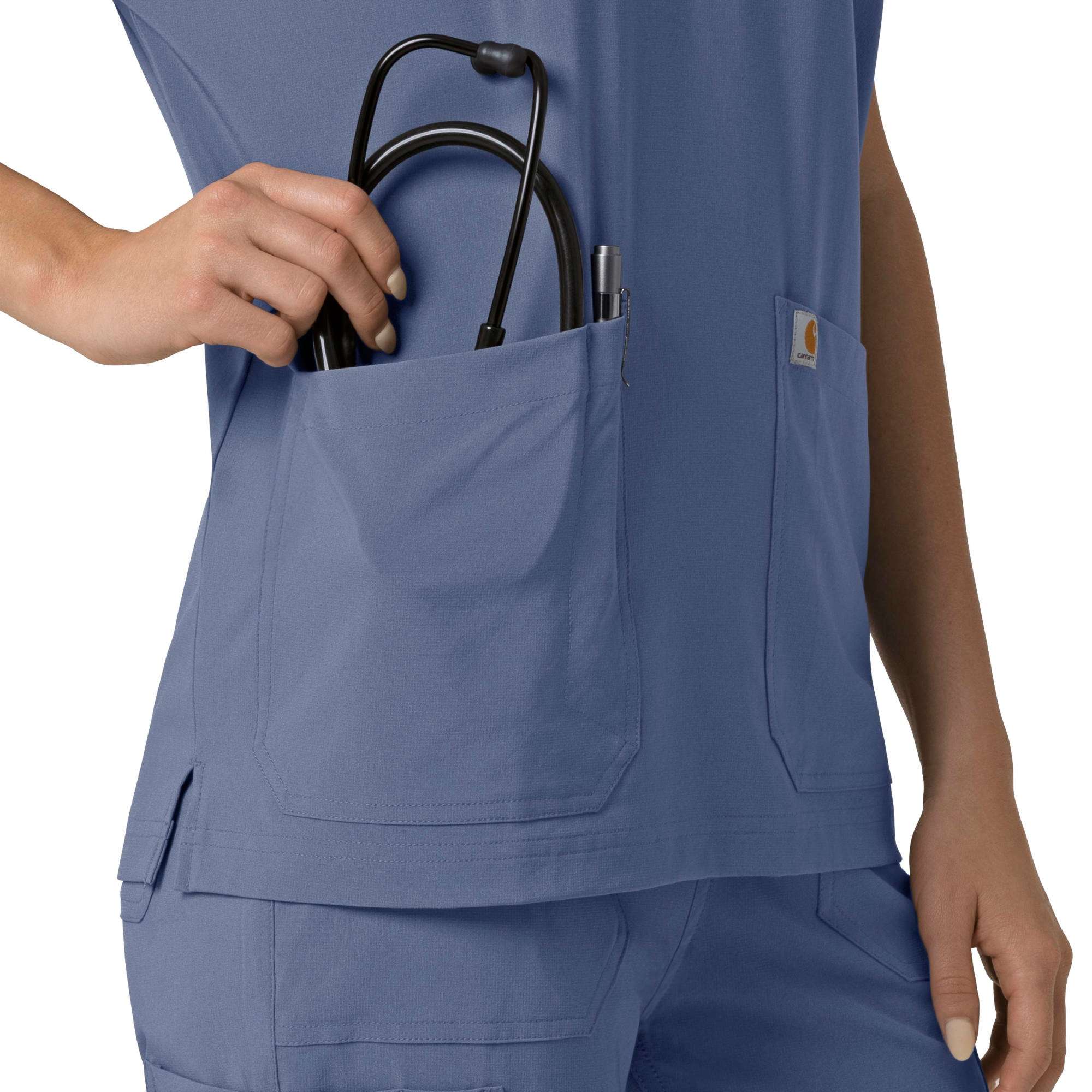 Women's Force Cross-Flex  Oversized V-Neck Scrub Top