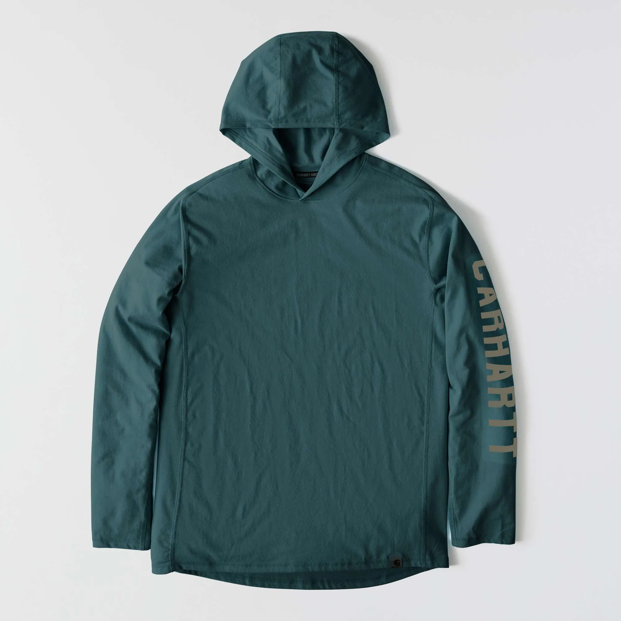 Carhartt Force® Relaxed Fit Long-Sleeve Logo Graphic Hooded T-Shirt