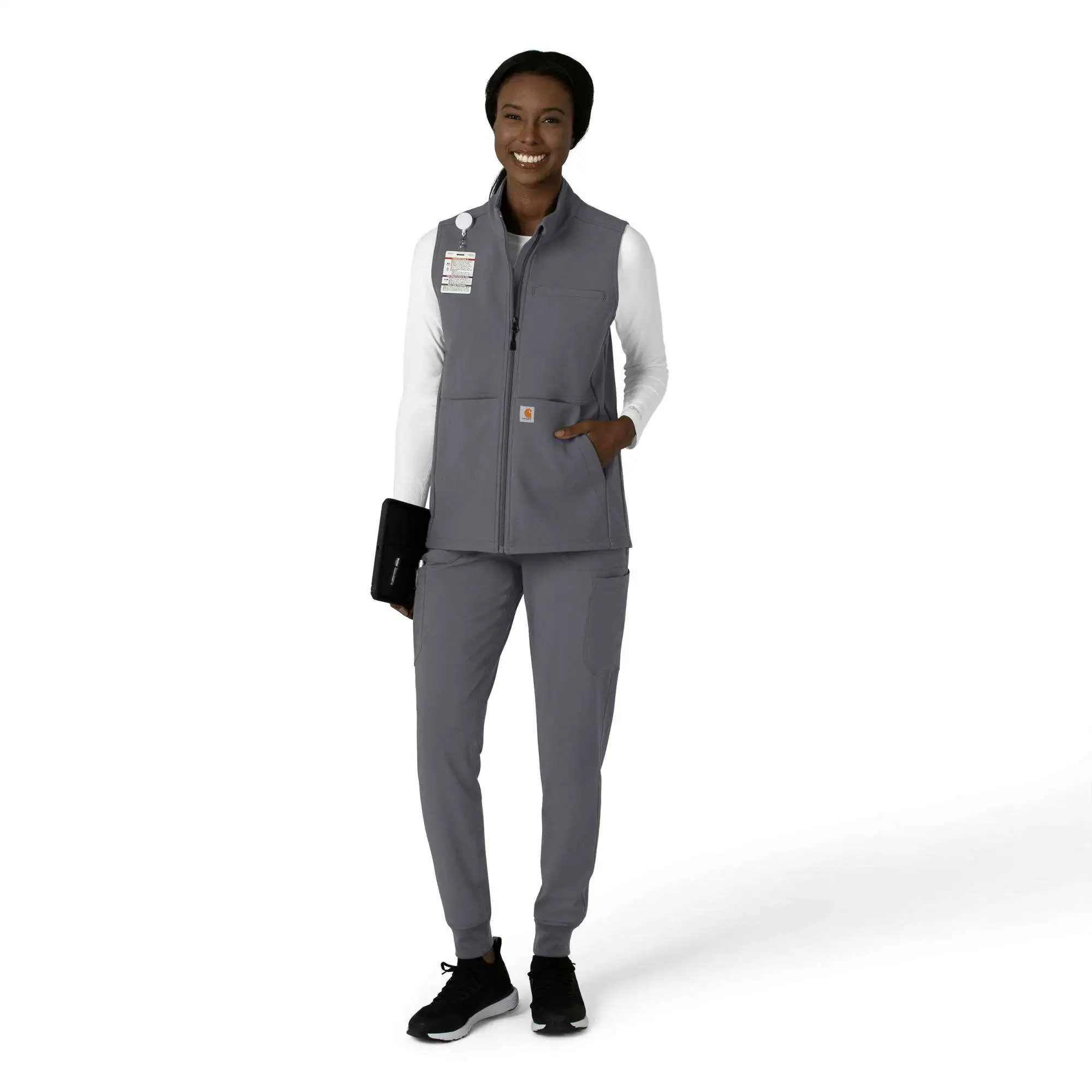 Women's Rugged Flex® Bonded Fleece Scrub Vest