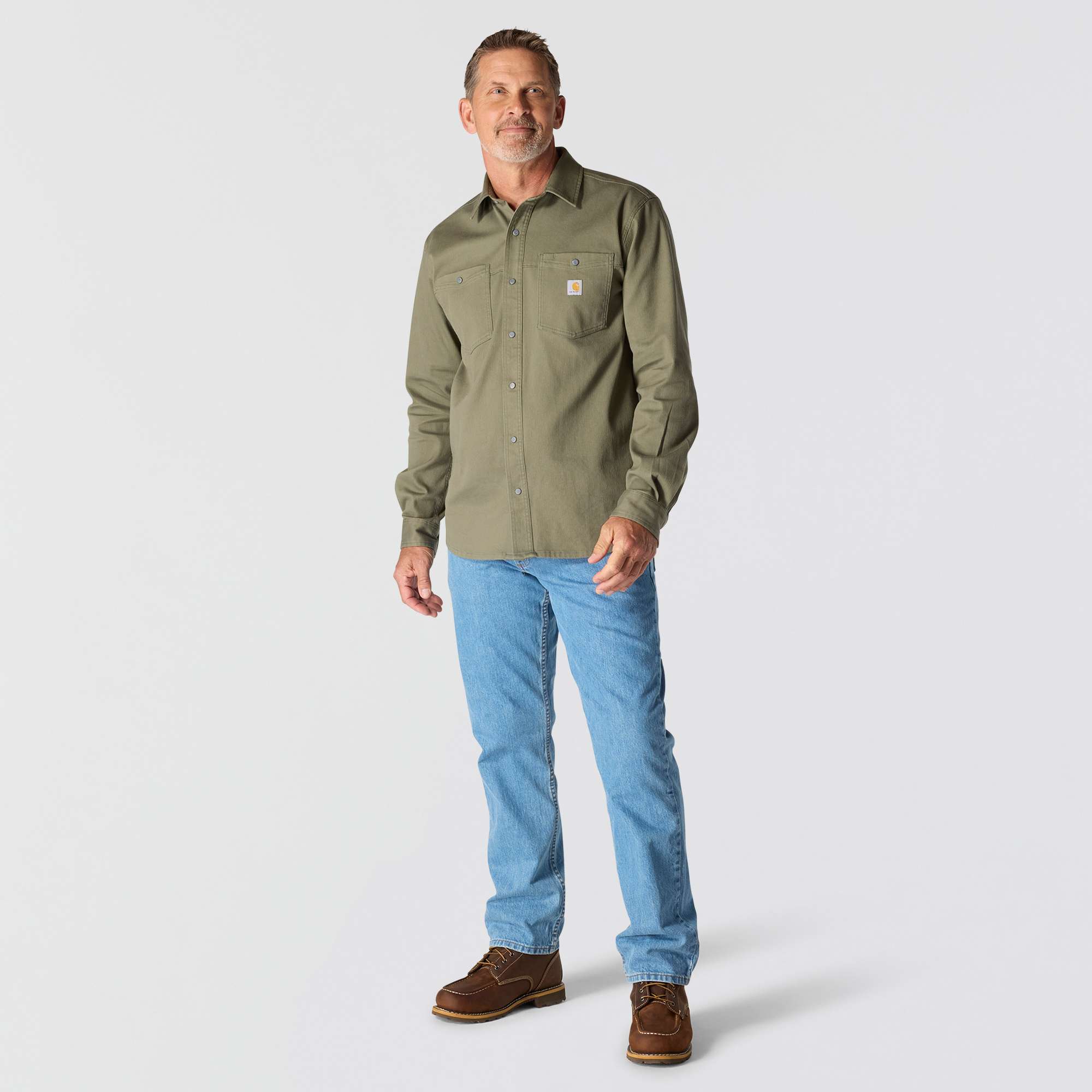 Montana Rugged Flex™ Relaxed Fit Corduroy Long-Sleeve Shirt