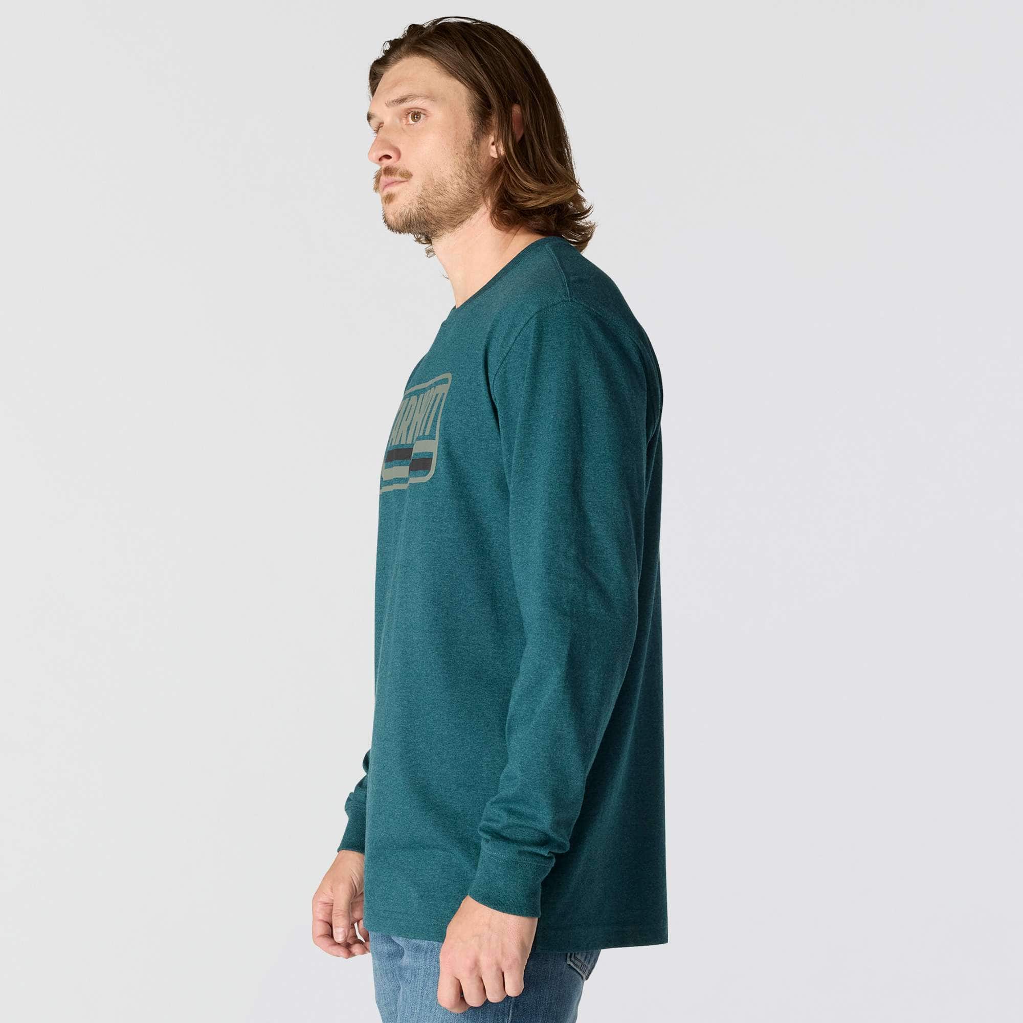 Loose Fit Heavyweight Long-Sleeve Logo Graphic T-Shirt