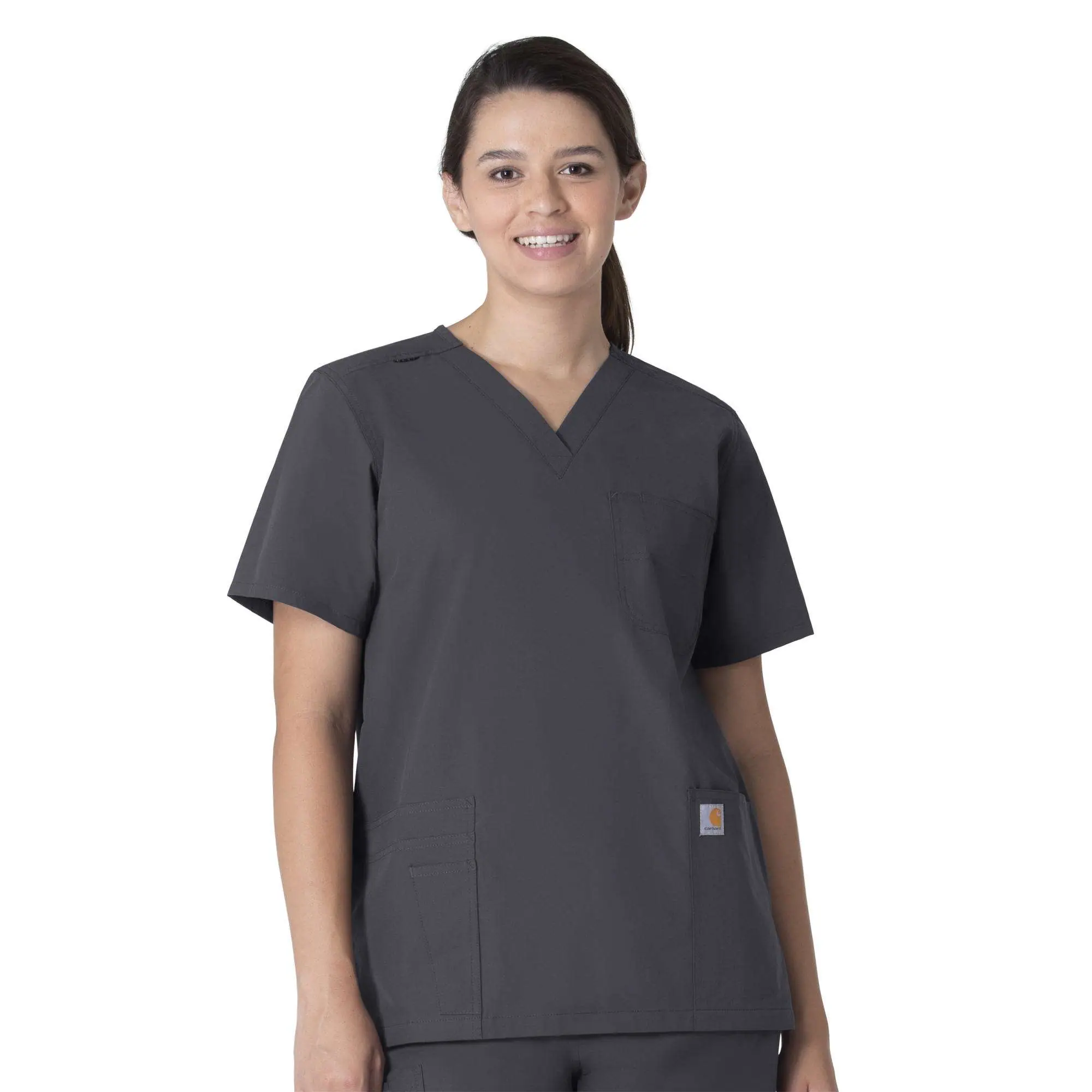 Unisex Force Essentials V-Neck 6-Pocket Scrub Top