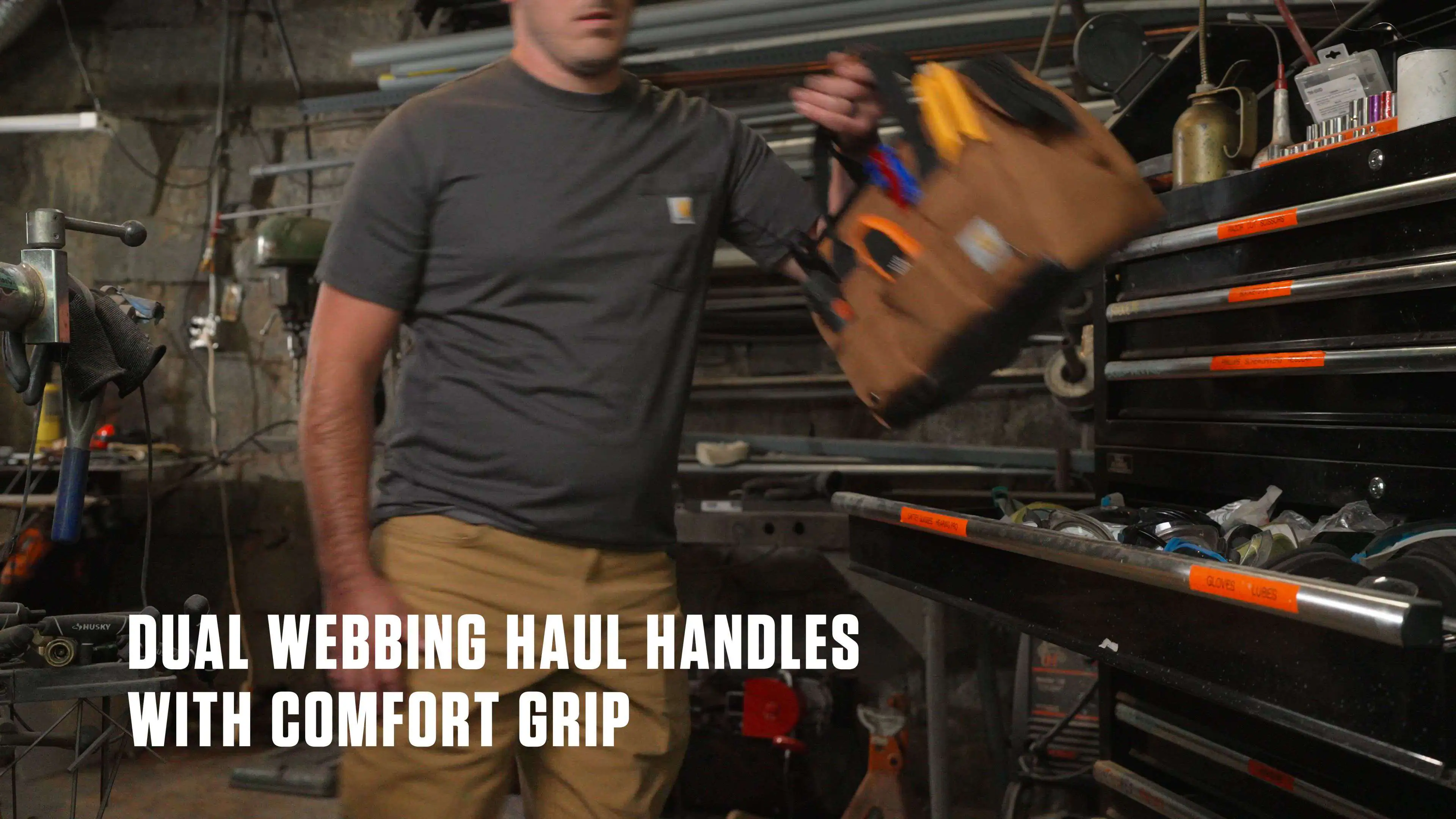 14-Inch 25 Pocket Heavyweight Tool Bag