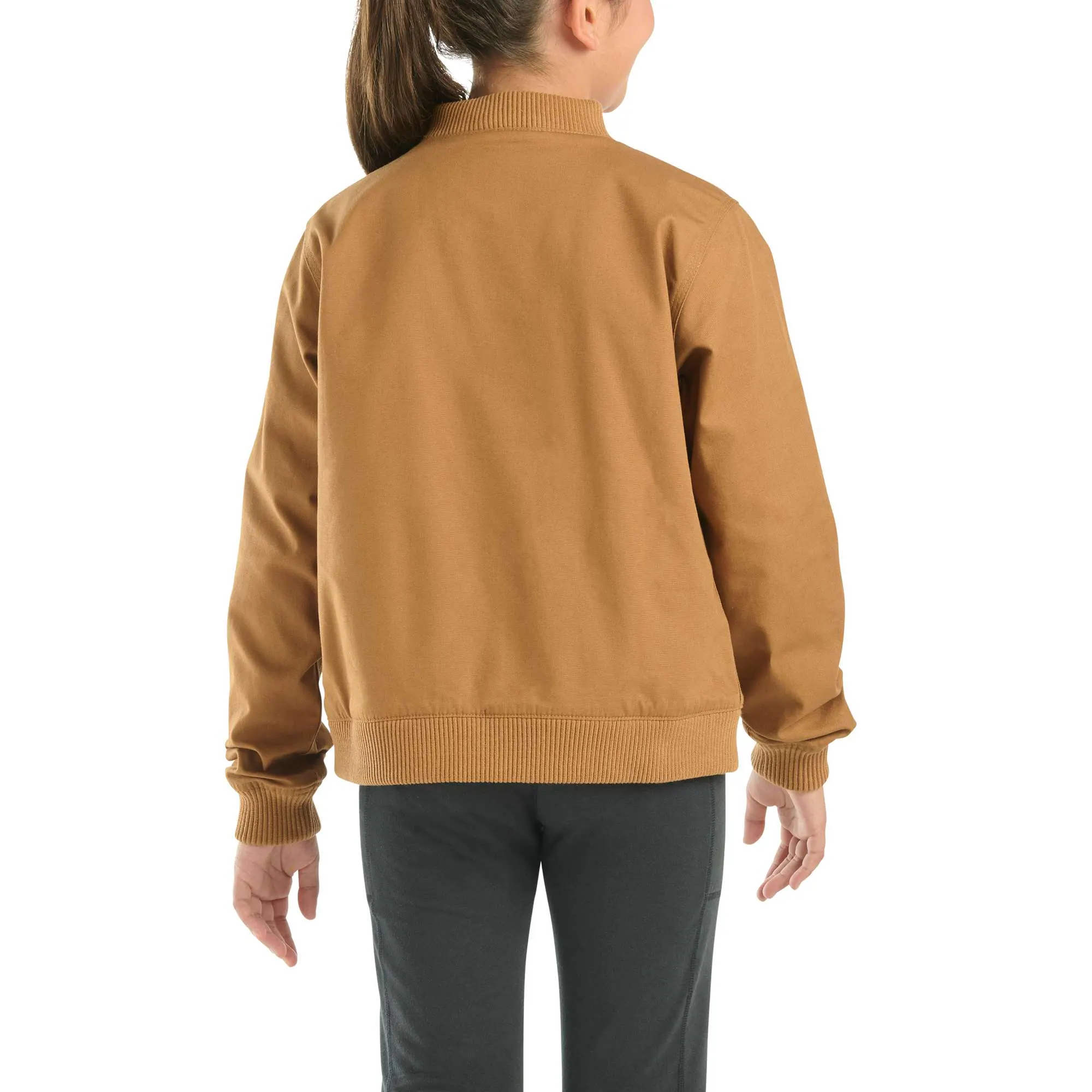 Girls' Long-Sleeve Rugged Flex® Canvas Jacket (Child/Youth)