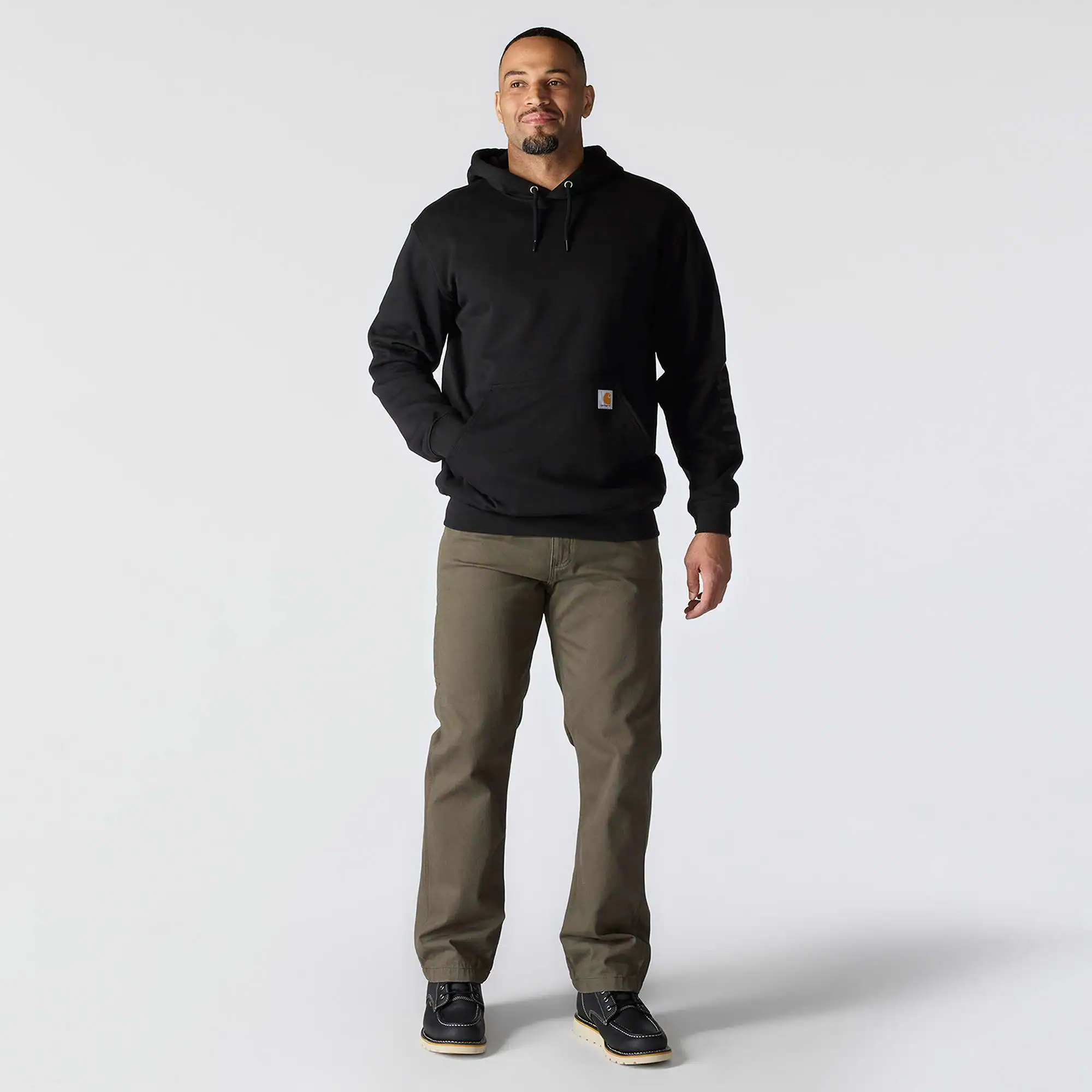 Rain Defender® Loose Fit Midweight Logo Graphic Sweatshirt