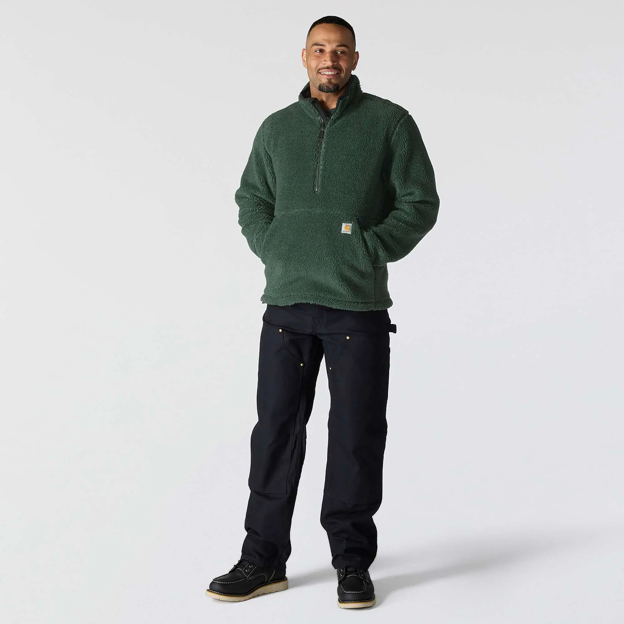 Loose Fit Fleece Pullover - 2 Warmer Rating