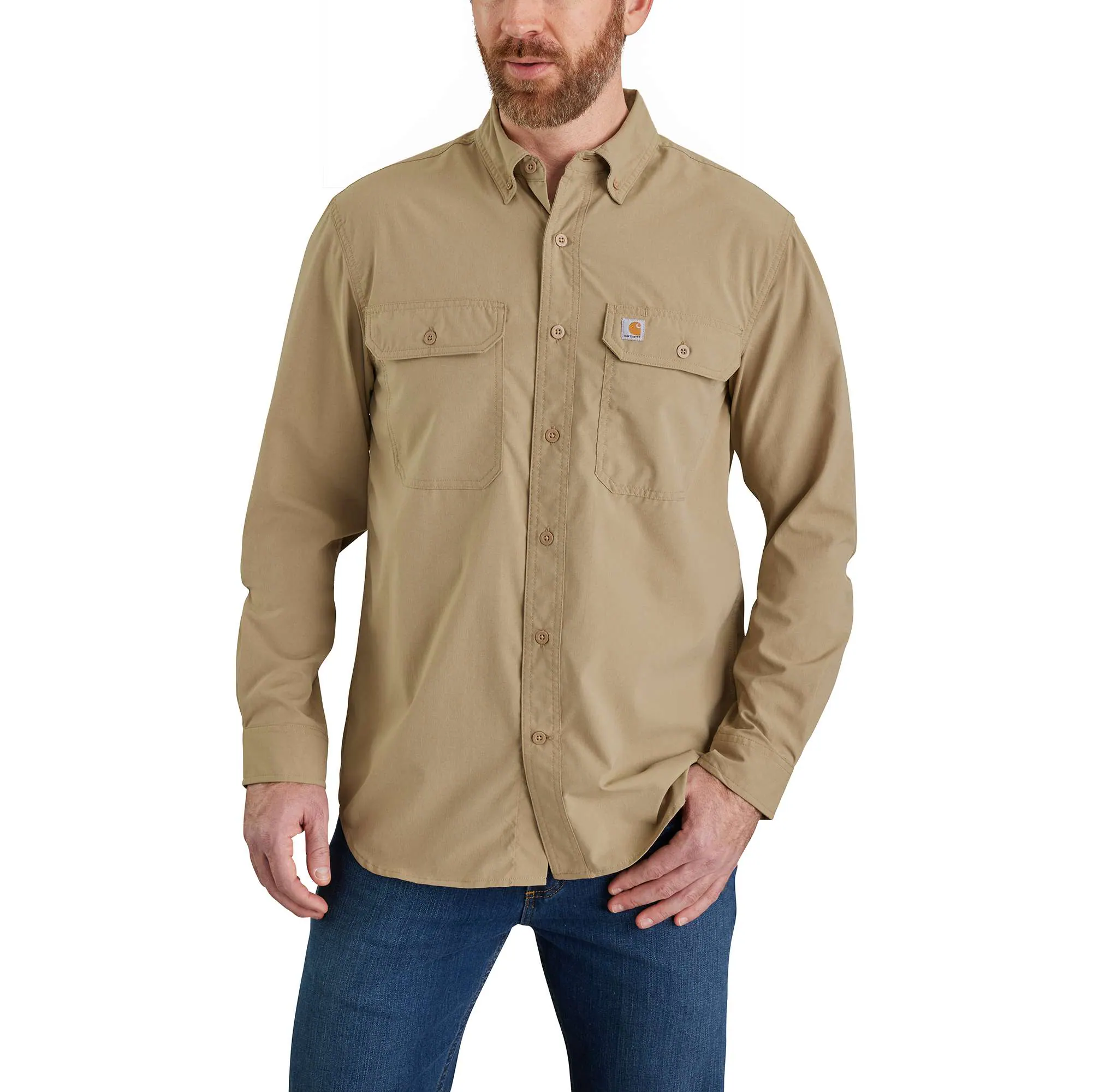 Carhartt Force® Relaxed Fit Lightweight Long- Sleeve Shirt