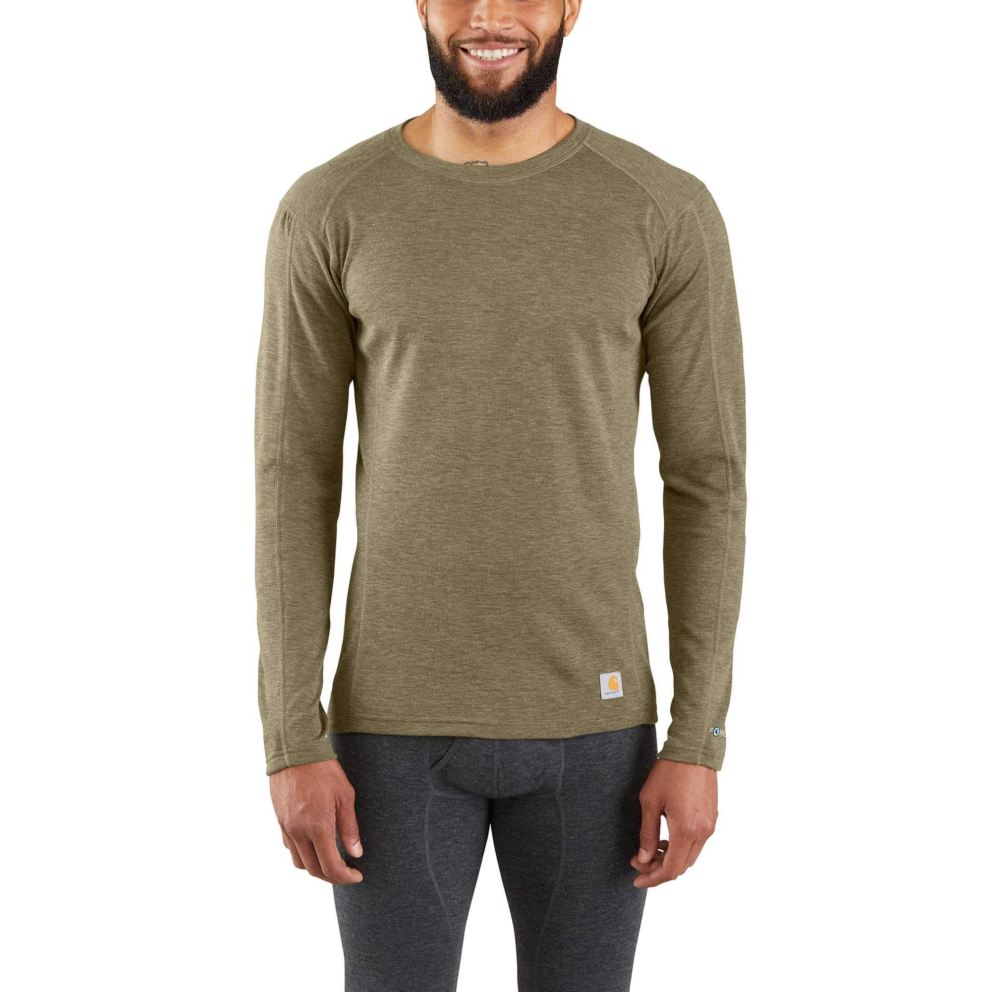 Men's Base Layer Thermal Shirt - Carhartt Force® - Midweight - Poly-Wool