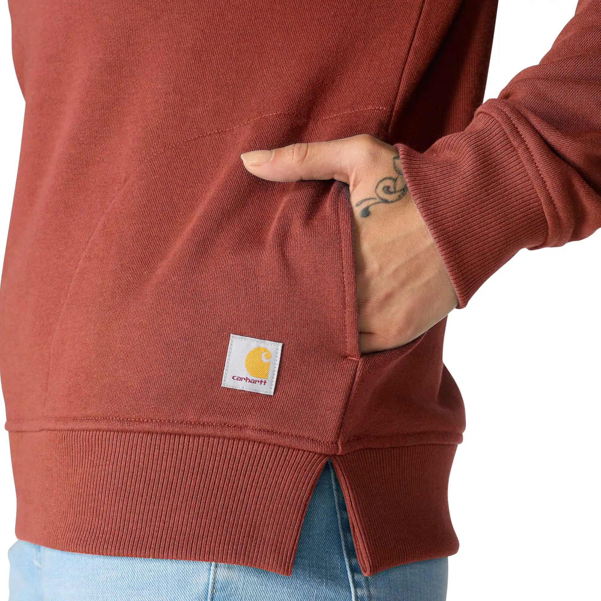 Women's TENCEL™ Fiber Series Relaxed Fit Half-Zip Sweatshirt