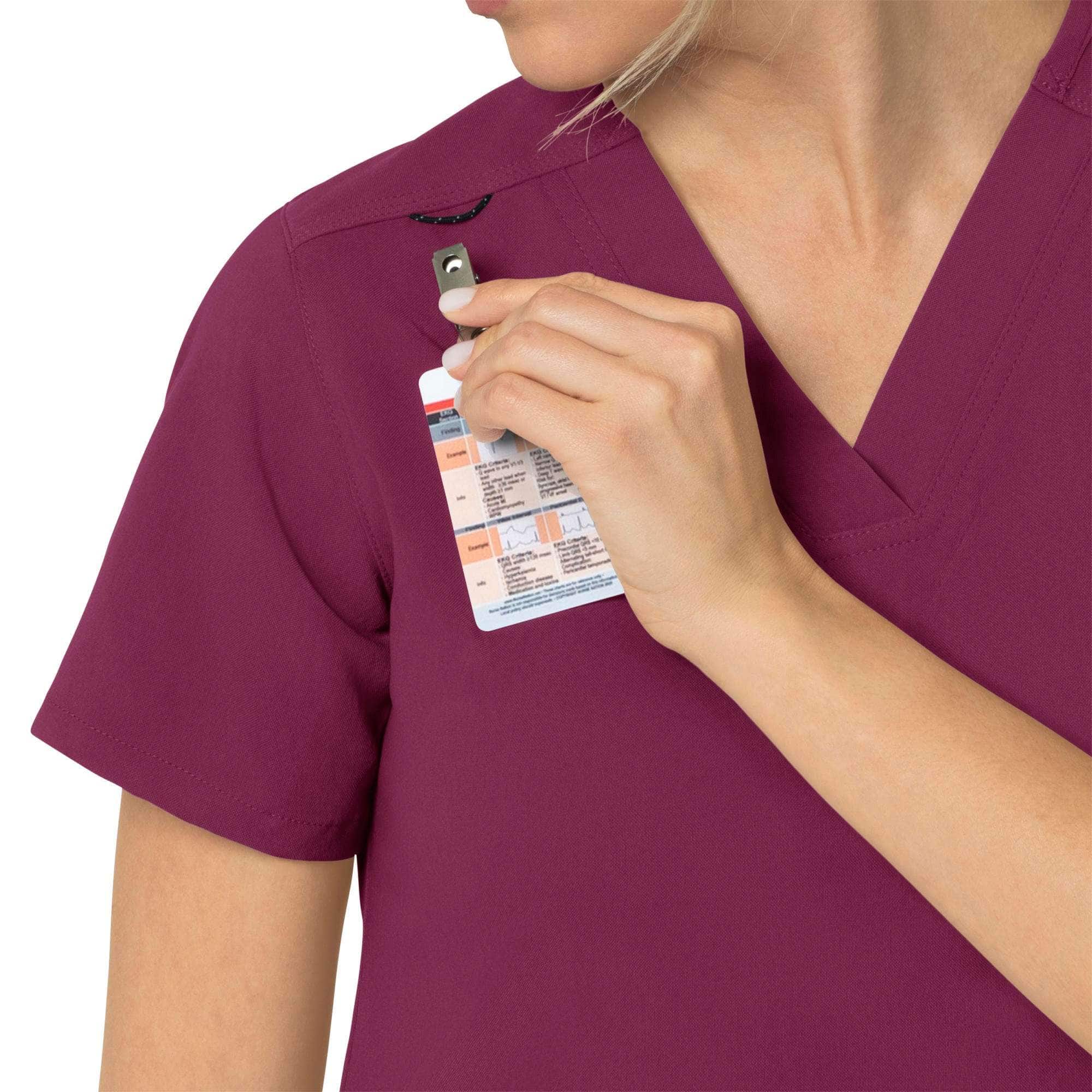 Women's Rugged Flex® Peak  4-Pocket V-Neck Scrub Top