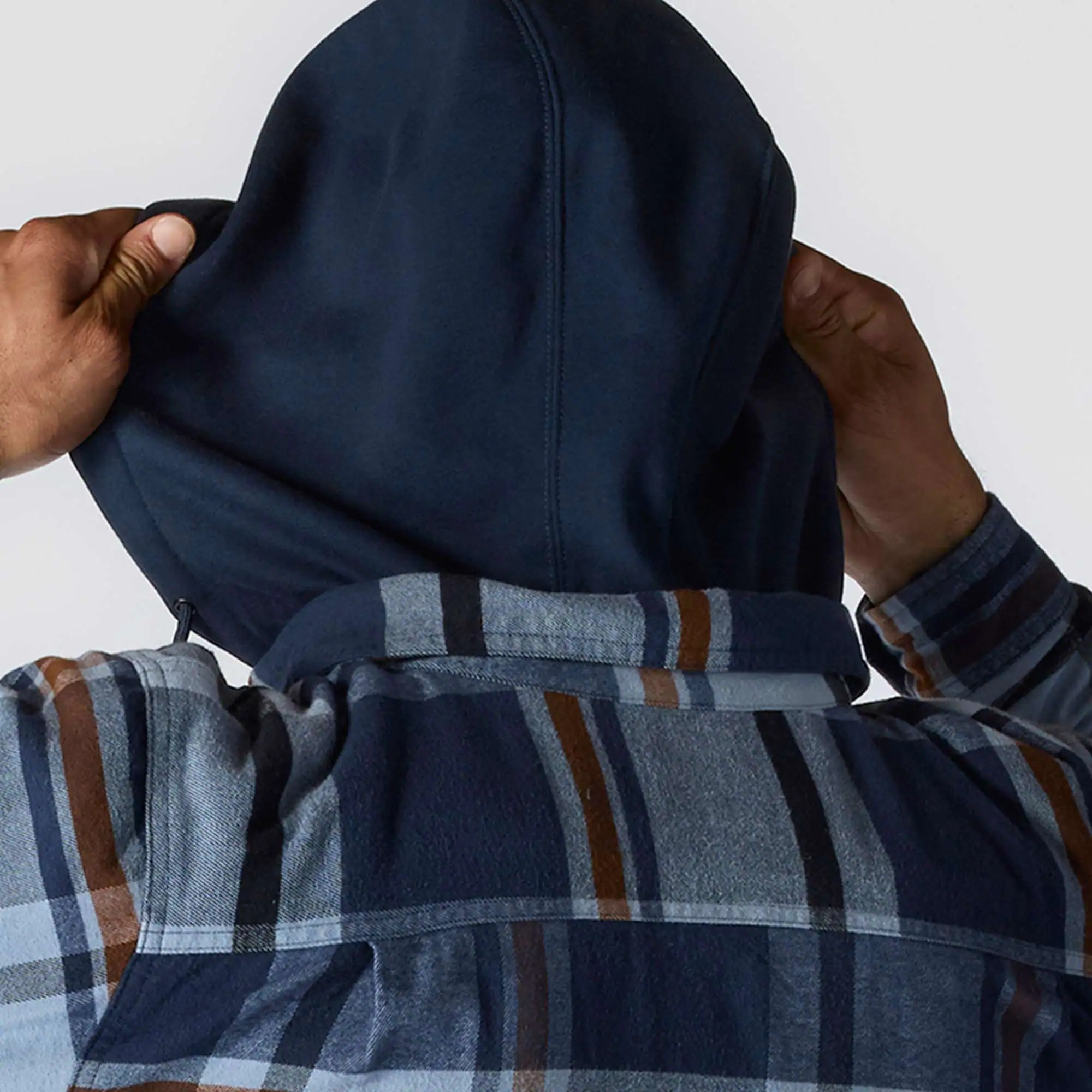 Rugged Flex® Relaxed Fit Flannel Fleece Lined Hooded Shirt Jac