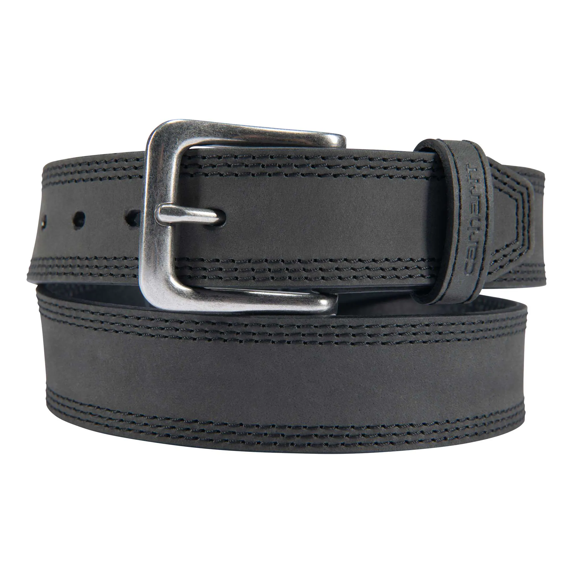 Leather Triple Stitch Belt