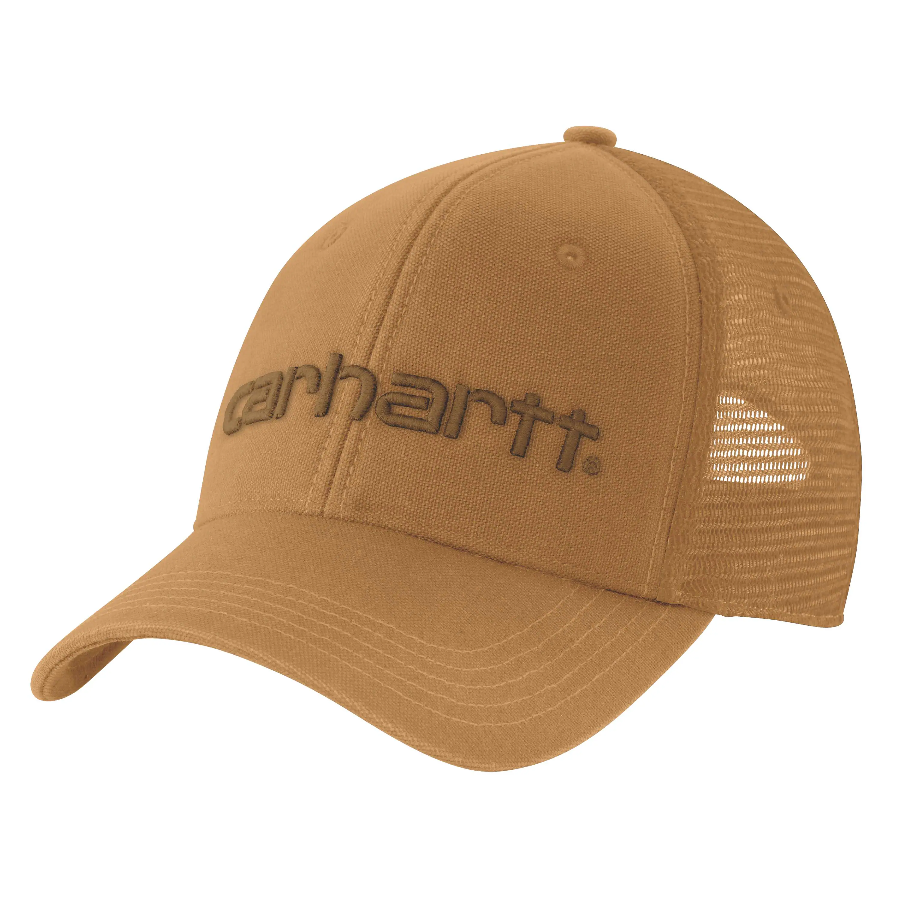 Canvas Mesh-Back Logo Graphic Cap