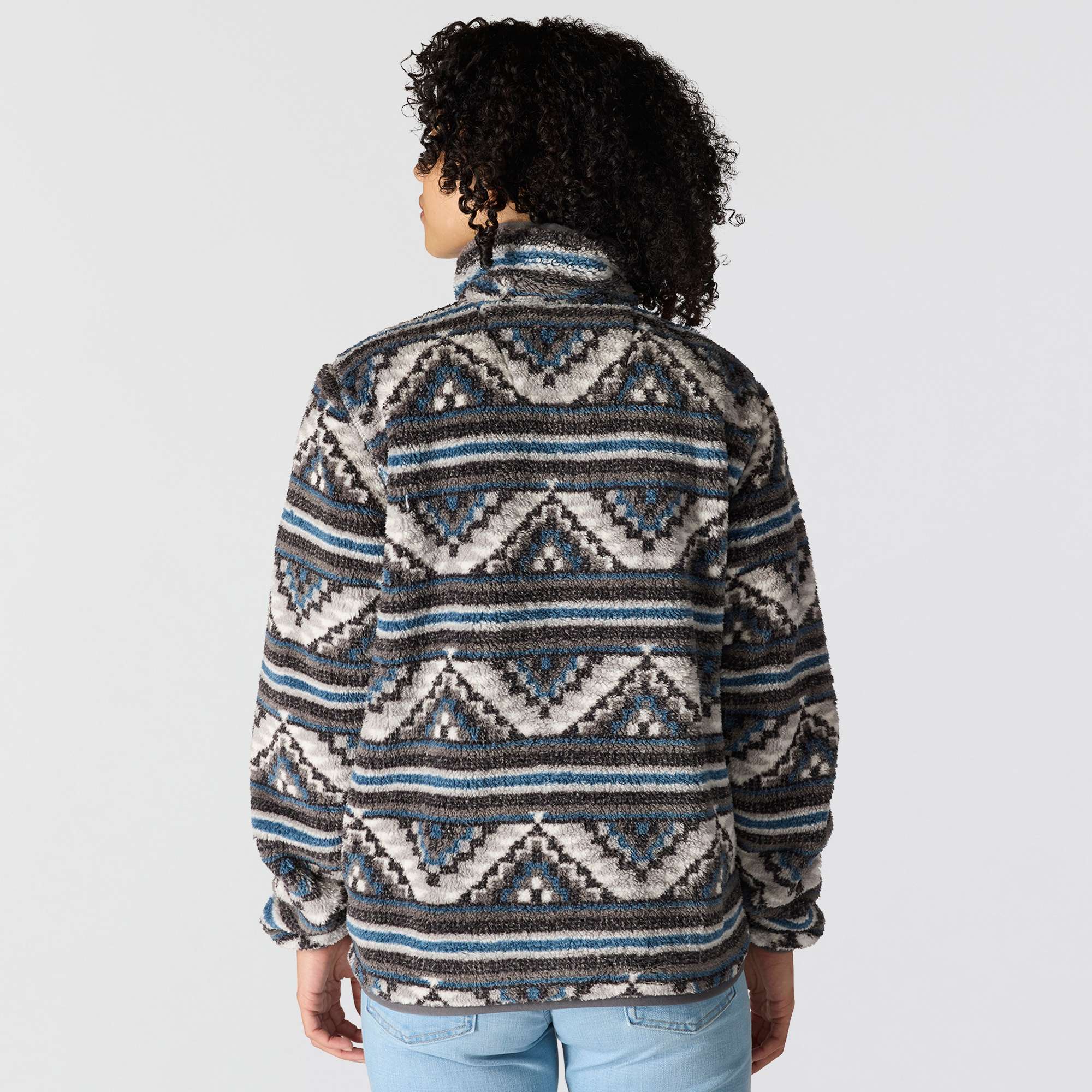 Women's Loose Fit Fleece Pullover - 3 Warmest Rating