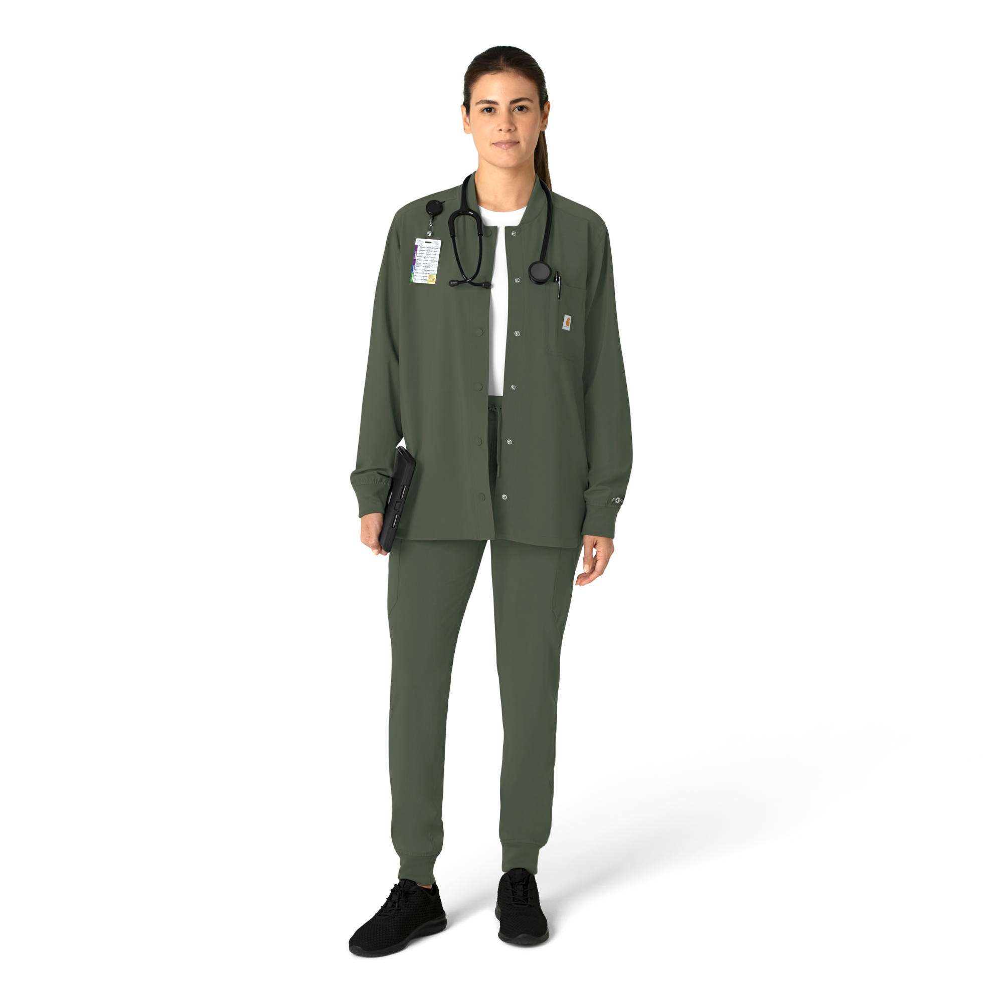 Women's Force Cross-Flex Shirt Scrub Jacket