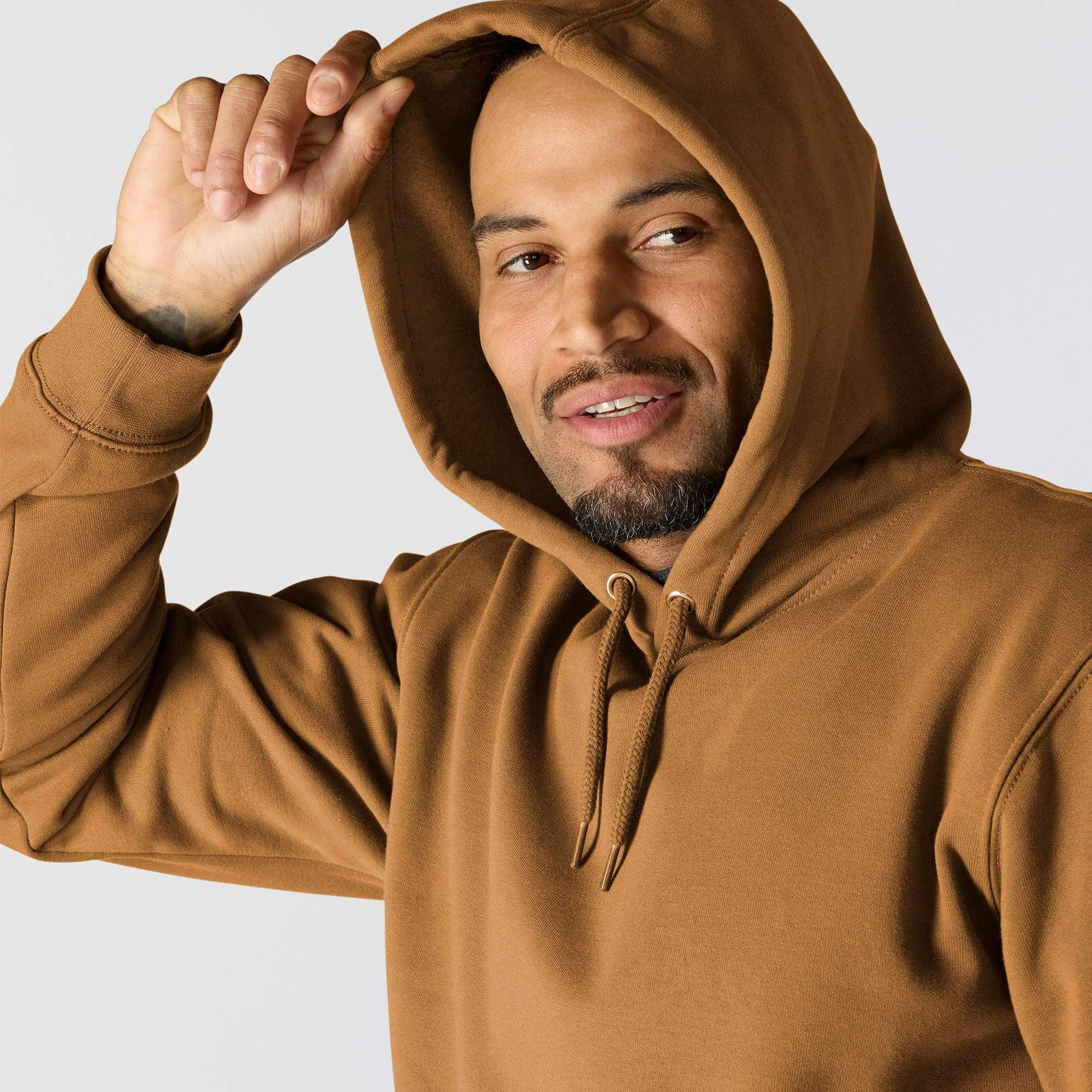 Loose Fit Midweight Logo Sleeve Graphic Hoodie