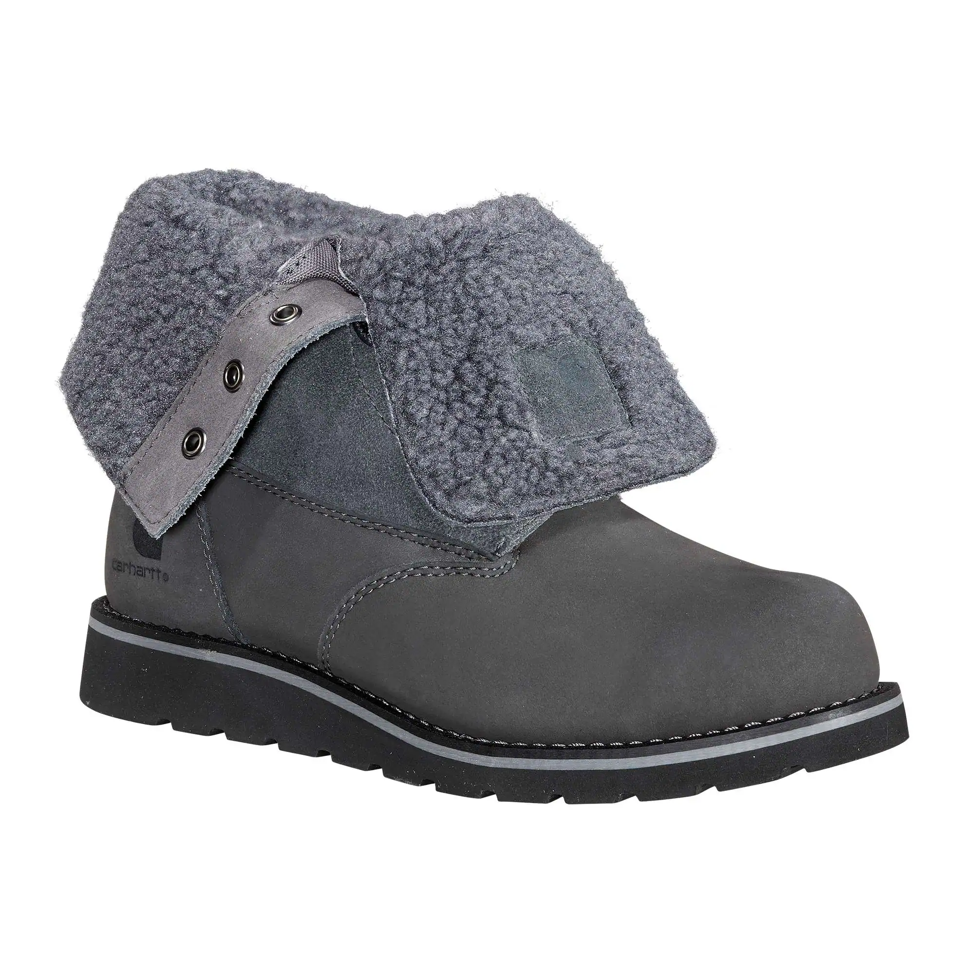 Women's 8" Waterproof Insulated Wedge Fold Down Winter Boot