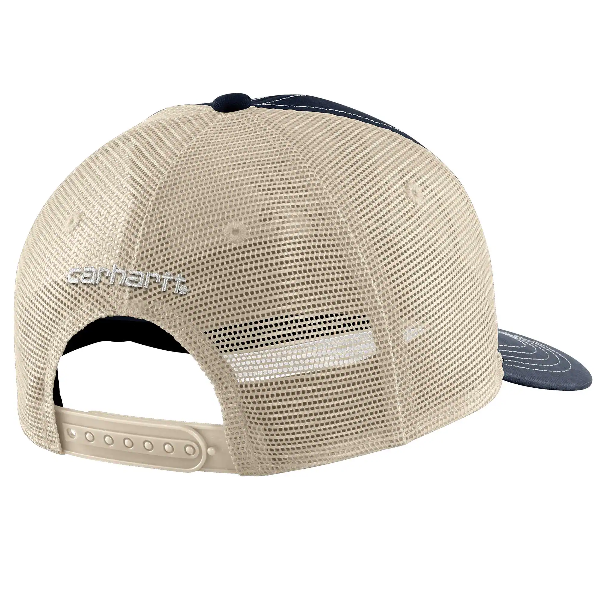 Canvas Mesh-Back Workwear Patch Cap