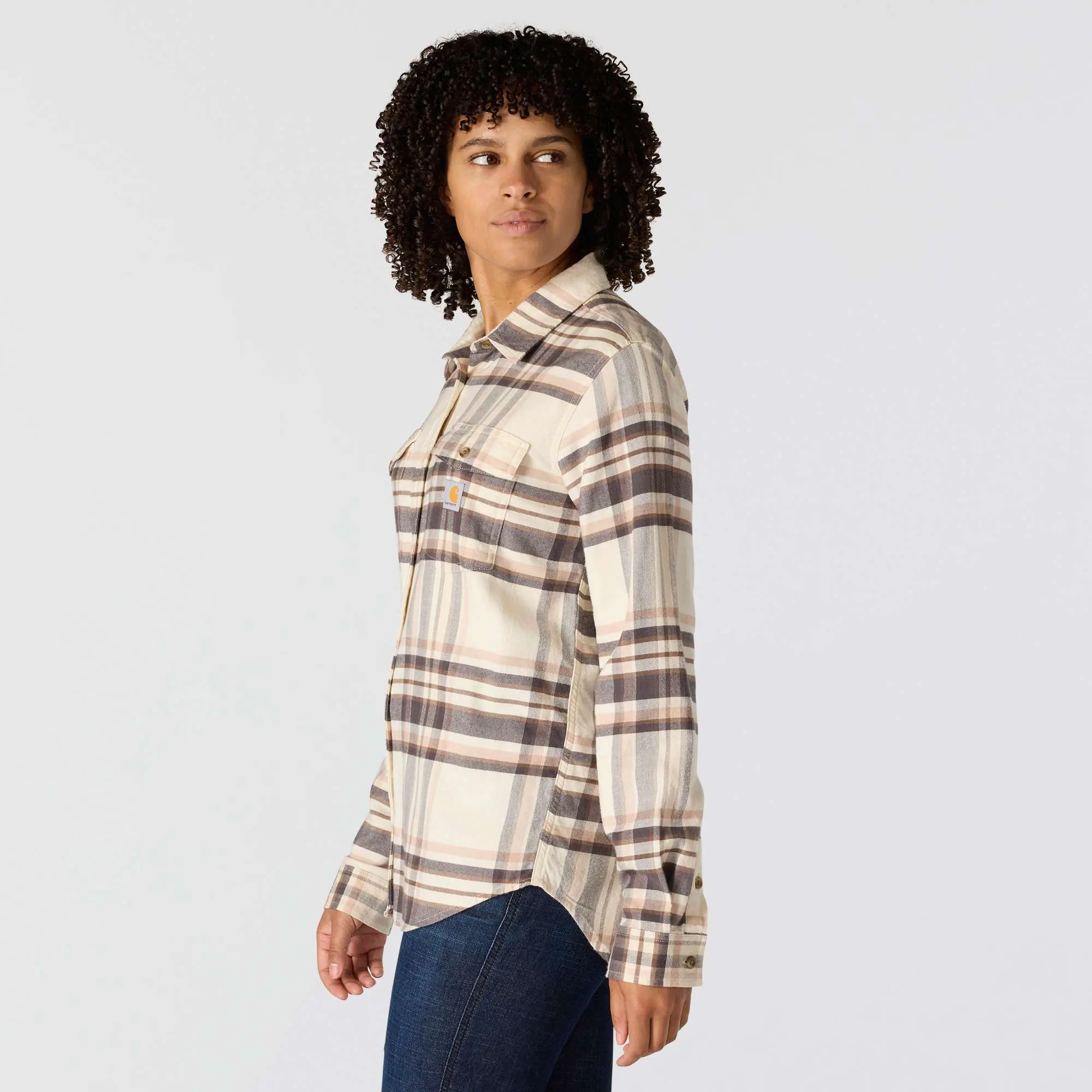Women's TENCEL™ Fiber Series Relaxed Fit Plaid Shirt