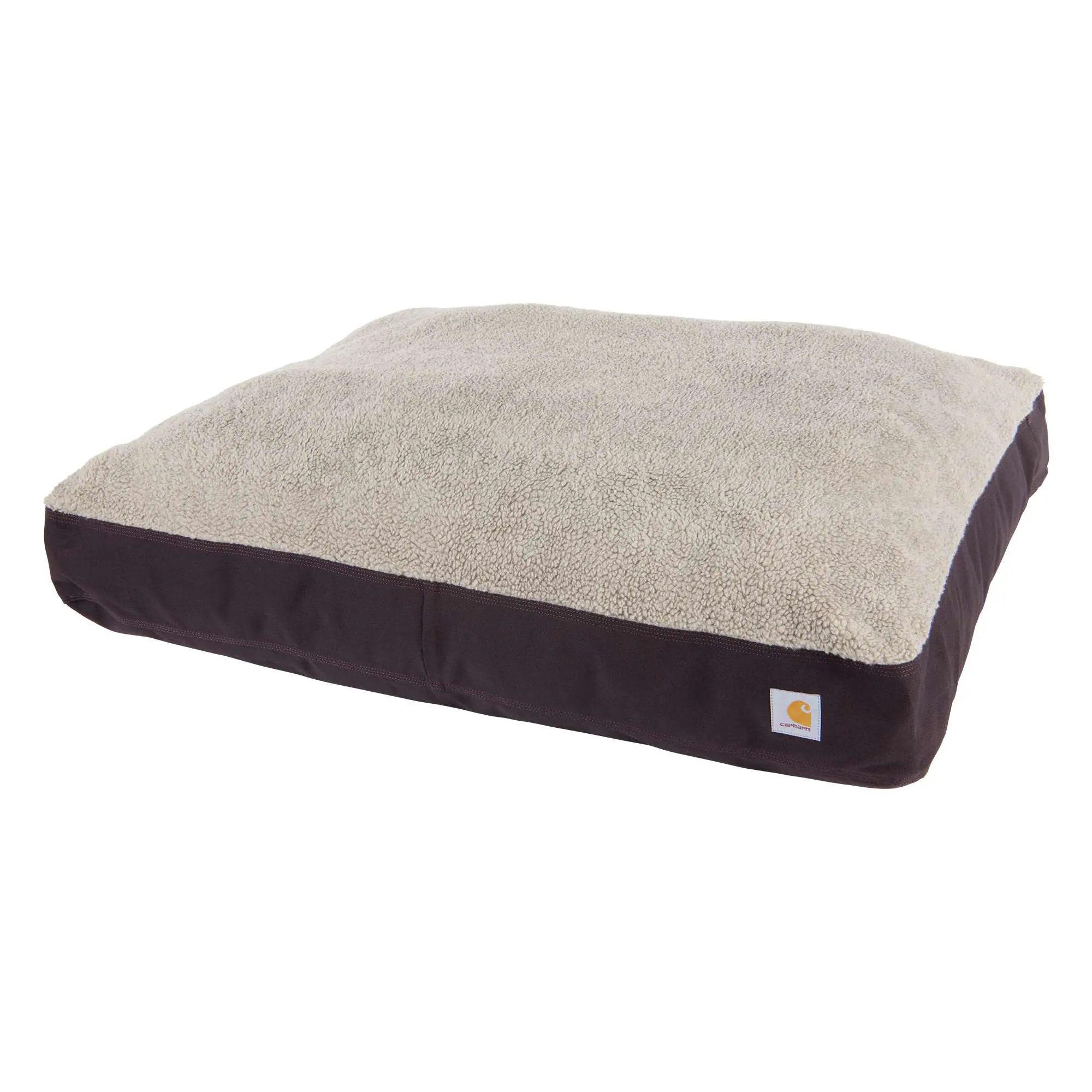 Medium Firm Duck Sherpa Top Dog Bed
