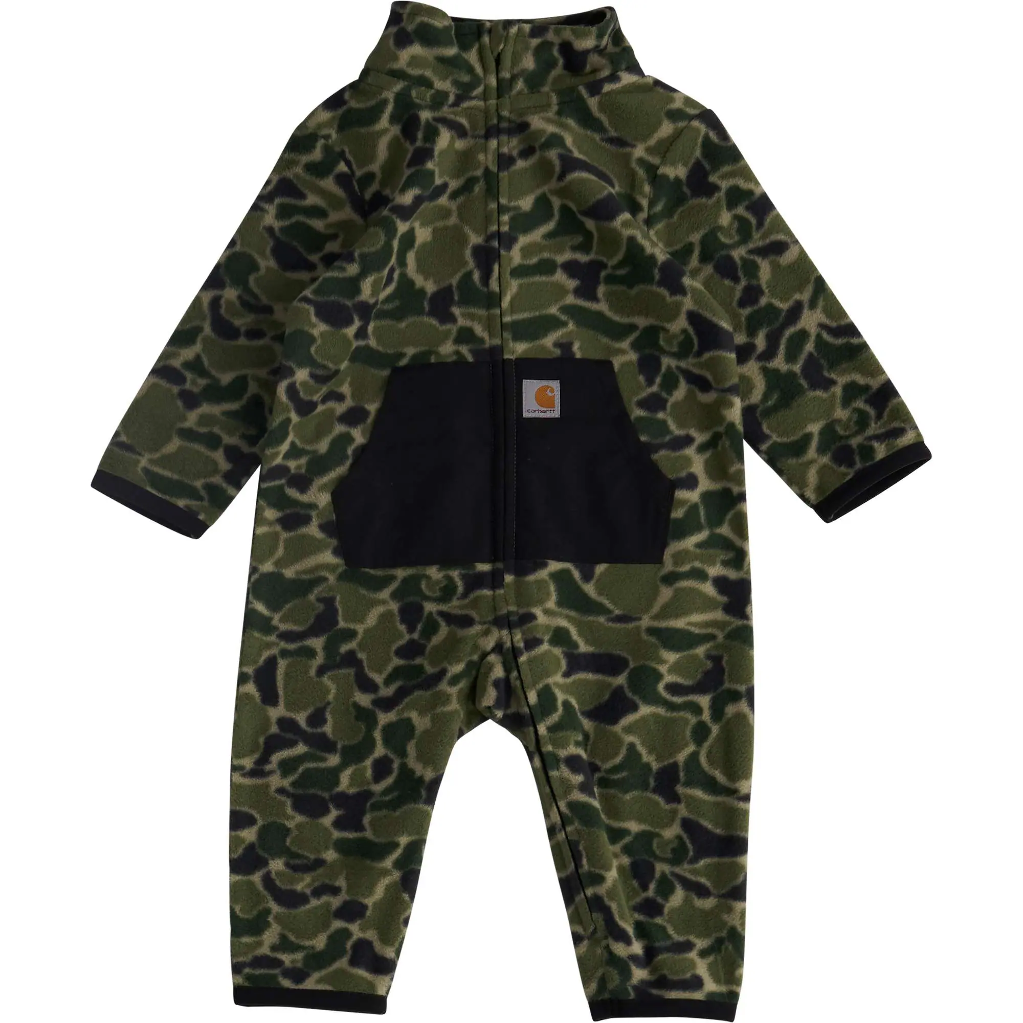 Kids' Long Sleeve Zip-Front Printed Sherpa Coverall (Baby)