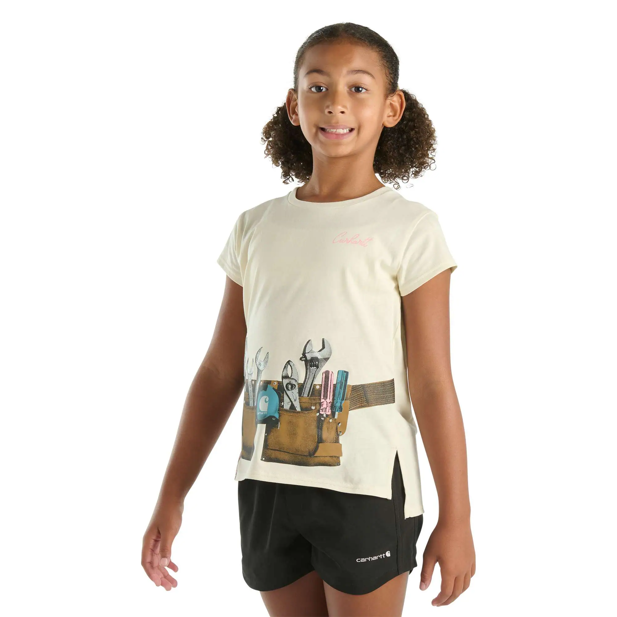 Girls' Short Sleeve Tool Belt T-Shirt (Toddler/Child/Youth)