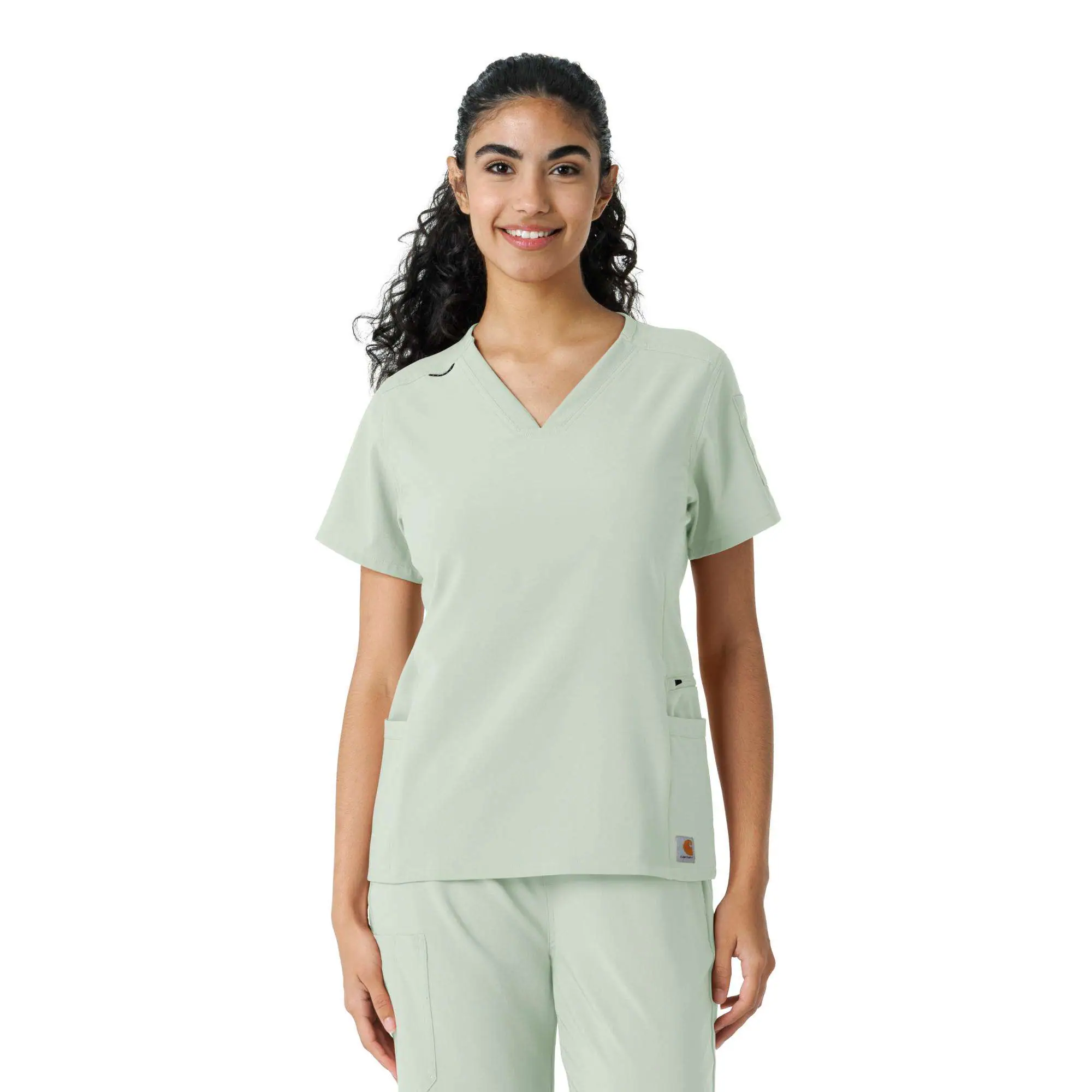 Women's Force Cross-Flex Knit Panel Scrub Top