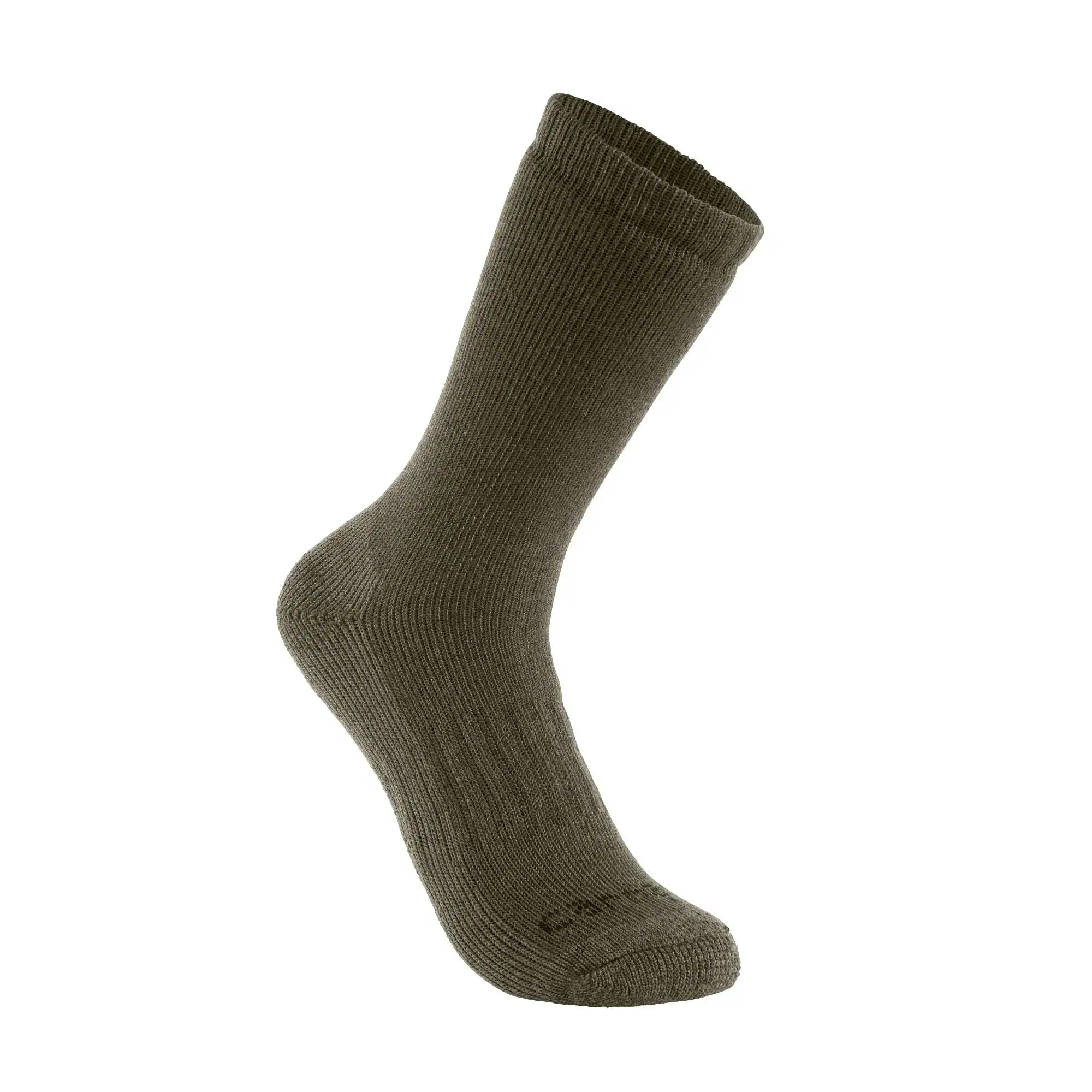 Midweight Synthetic-Wool Blend Woodgrain Crew Sock 2-Pack