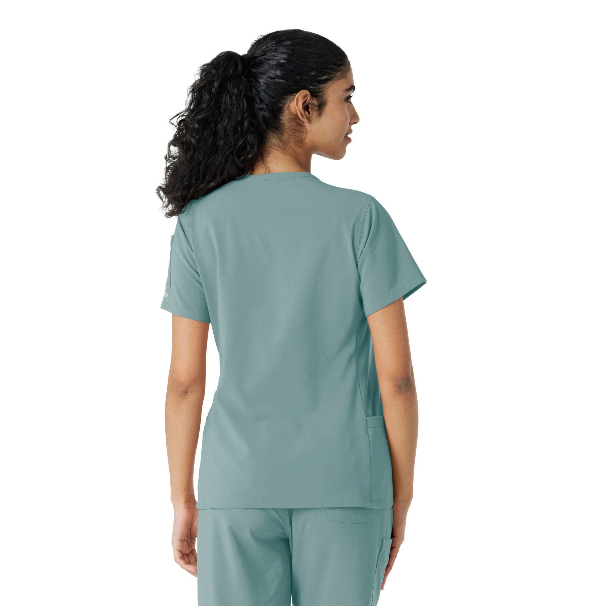 Women's Force Cross-Flex Knit Panel Scrub Top