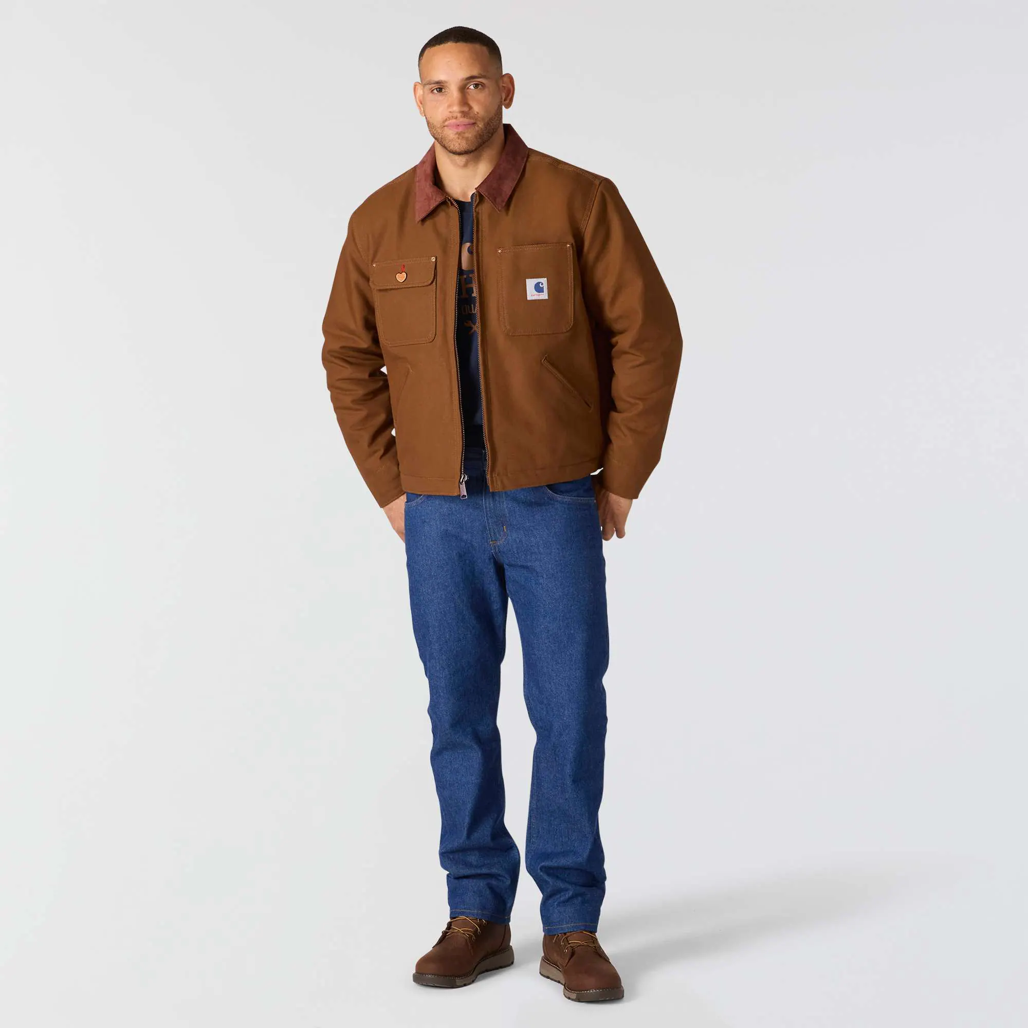 Crafted Series Duck Sherpa Lined Chore Jacket