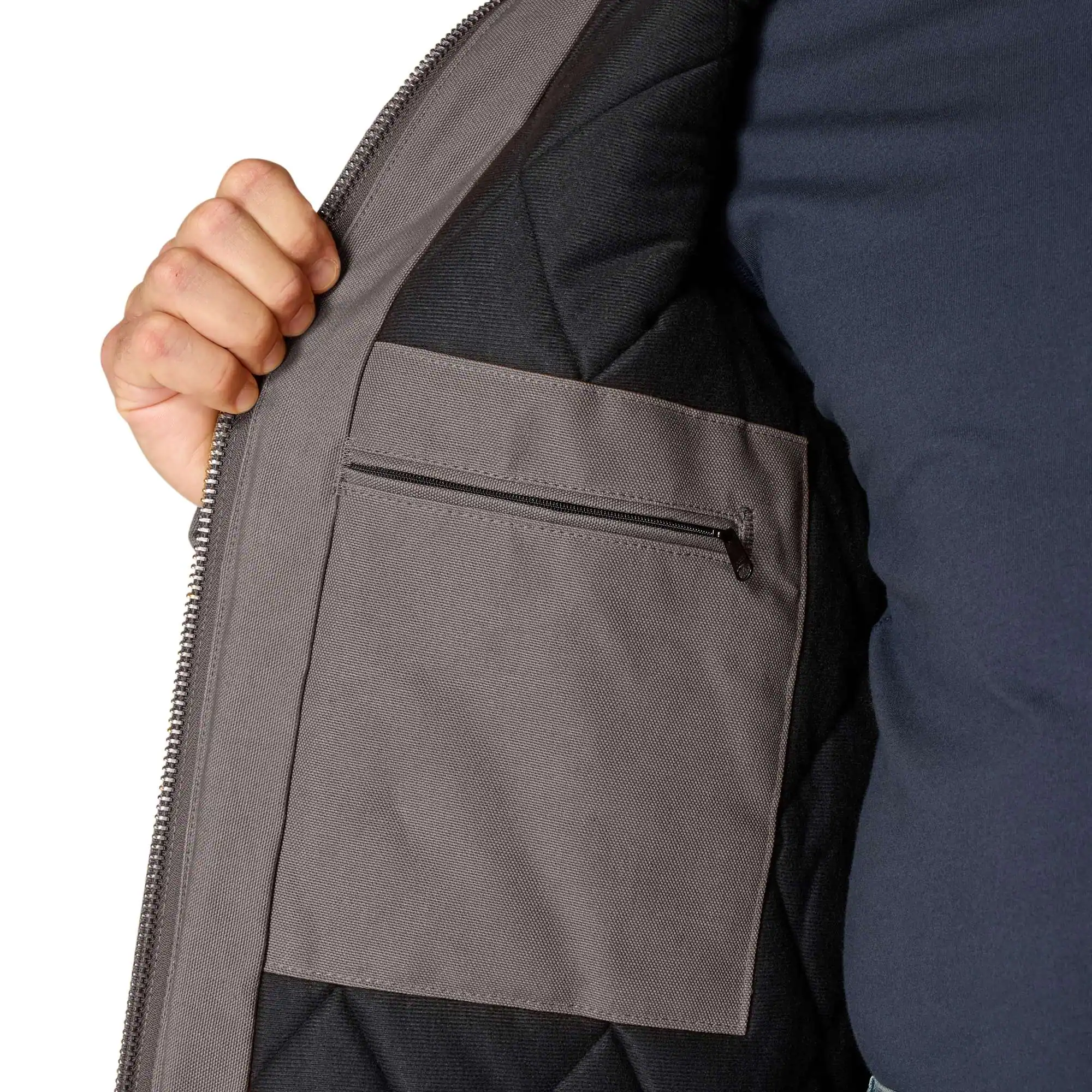 Flannel-Lined Active Jac J140 - Loose Fit - Firm Duck - 3 Warmest Rating