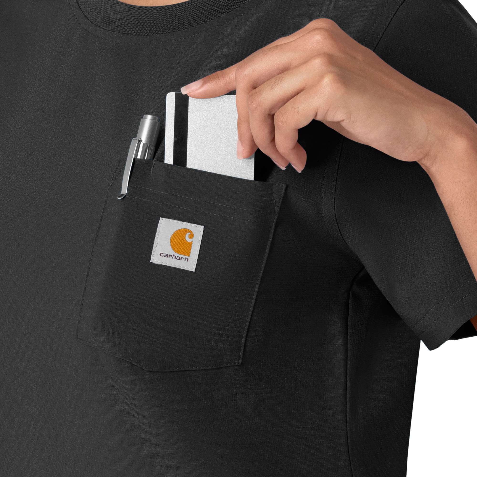 Women's Force Cross-Flex Crew Neck Scrub Top